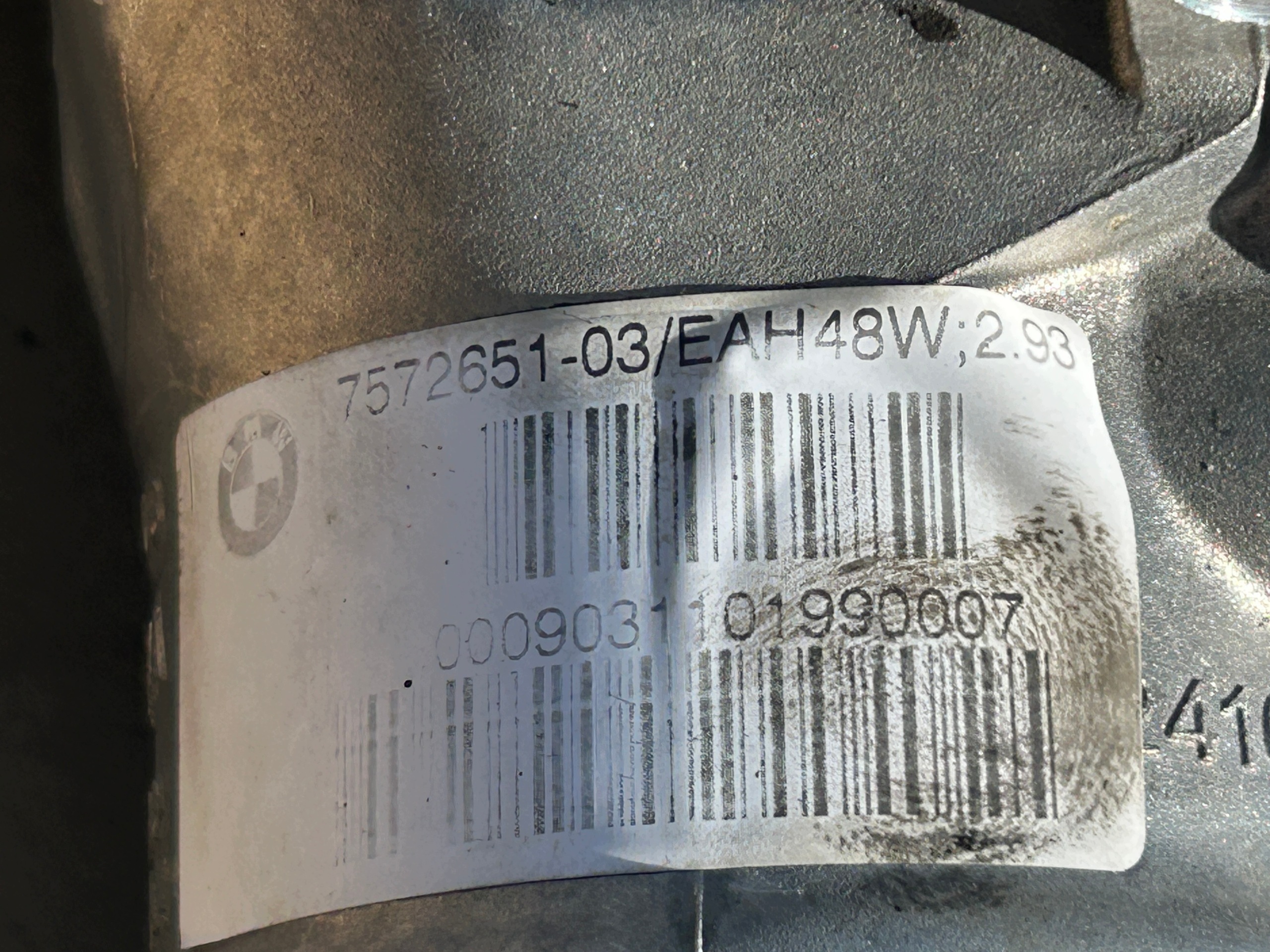 Différentiel avant BMW 3 E90 E91 7572651 image 5