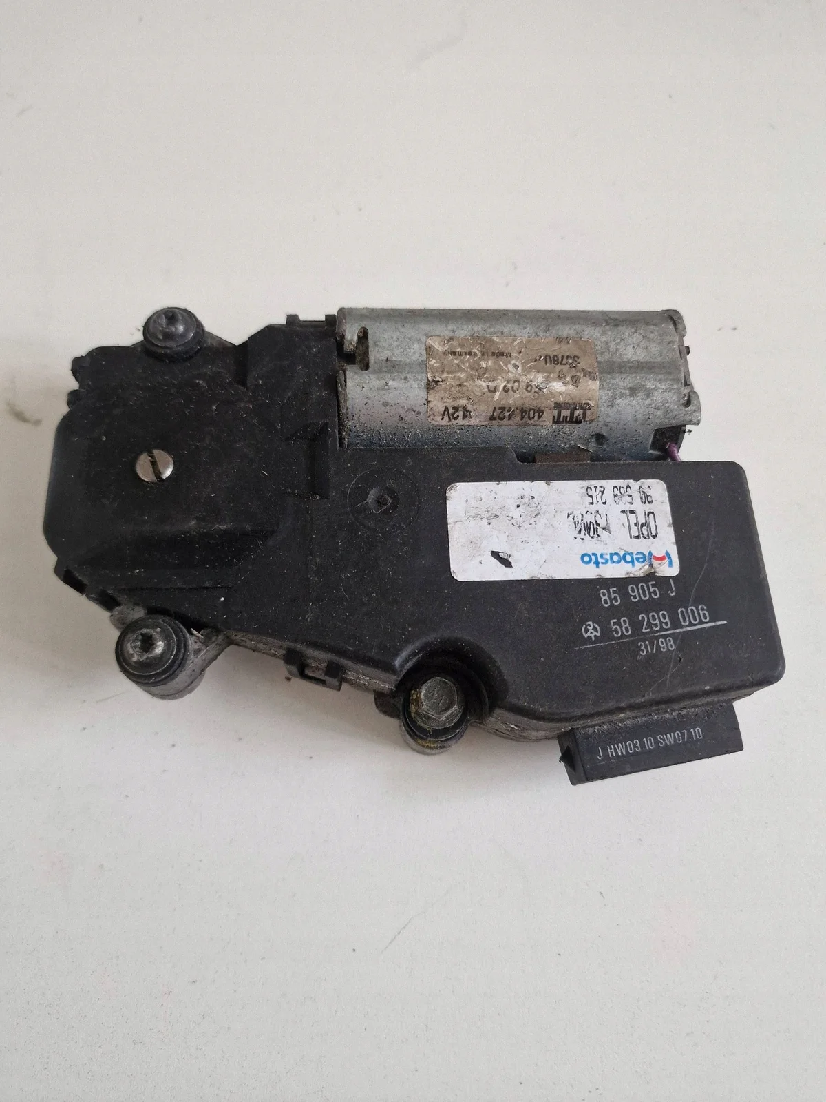 Opel Astra G takluckemotor 58299006