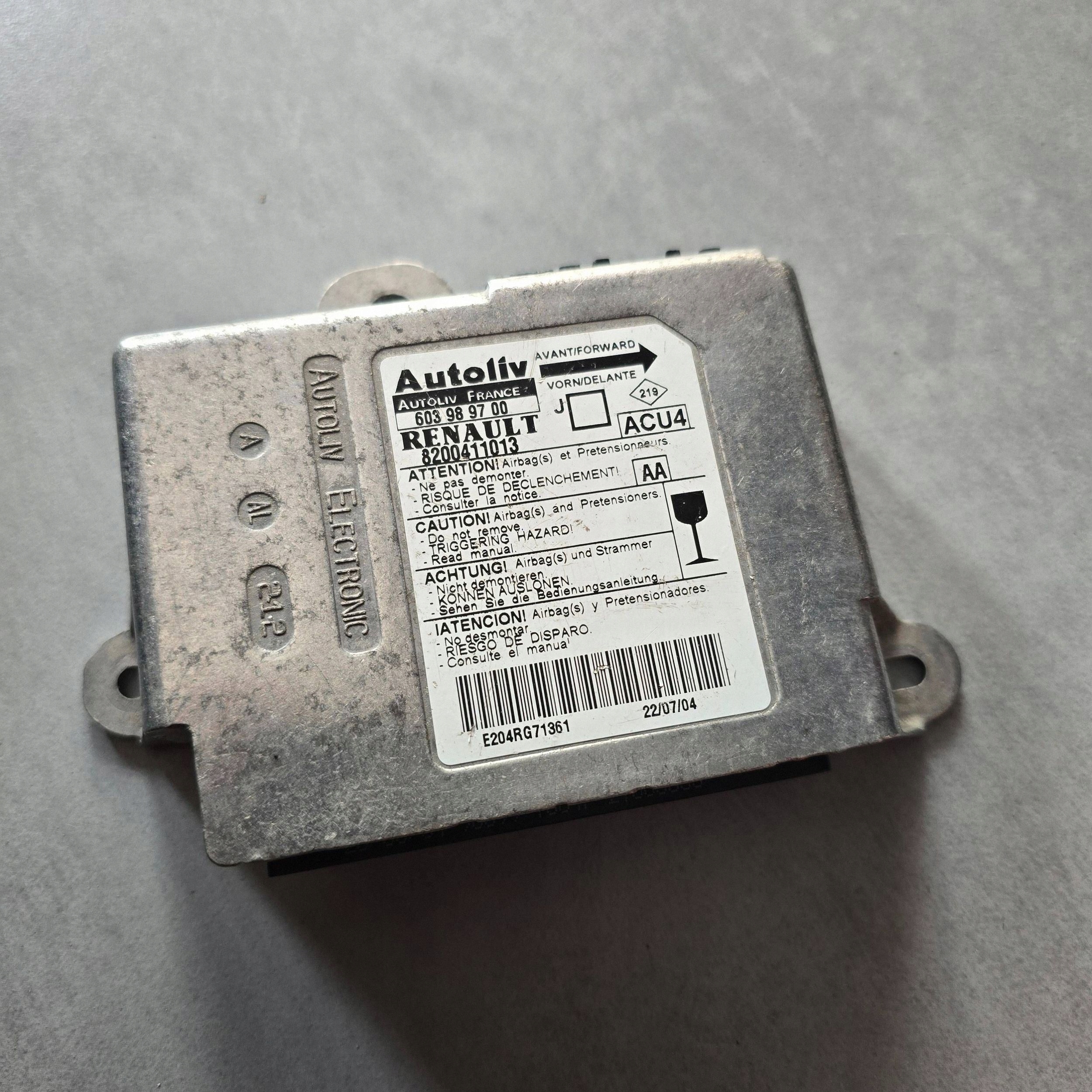 Ilmastointilaite ohjain Renault Scenic II - Grand Scenic II 8200411013