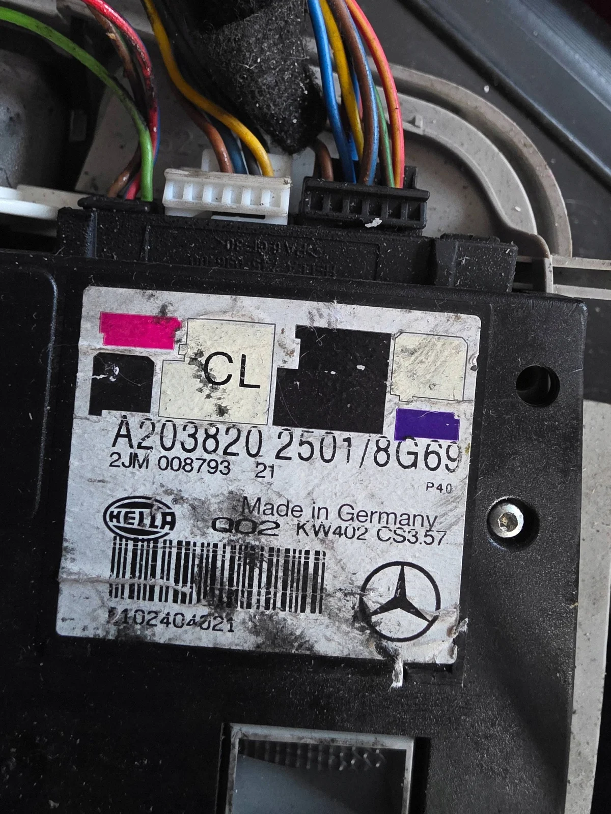 Lumière plafonnier Mercedes A2038202501 image 3