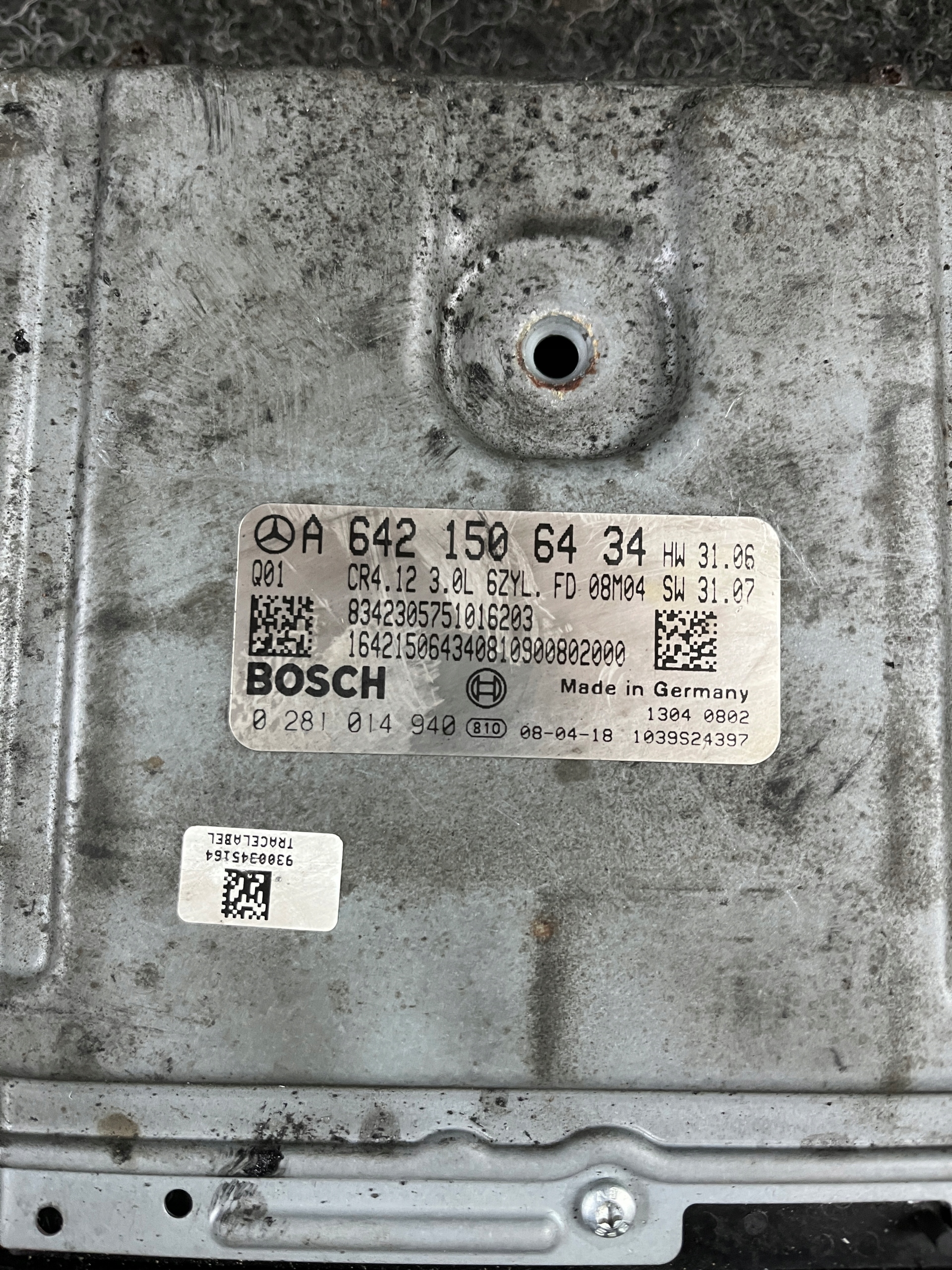 Mercedes W251 W164 3.0 Engine Control Unit A6421506434