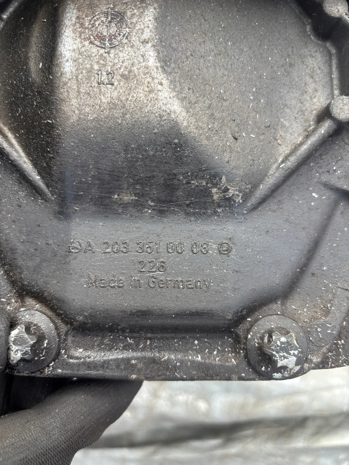 Differential för Mercedes W203 3,07 R