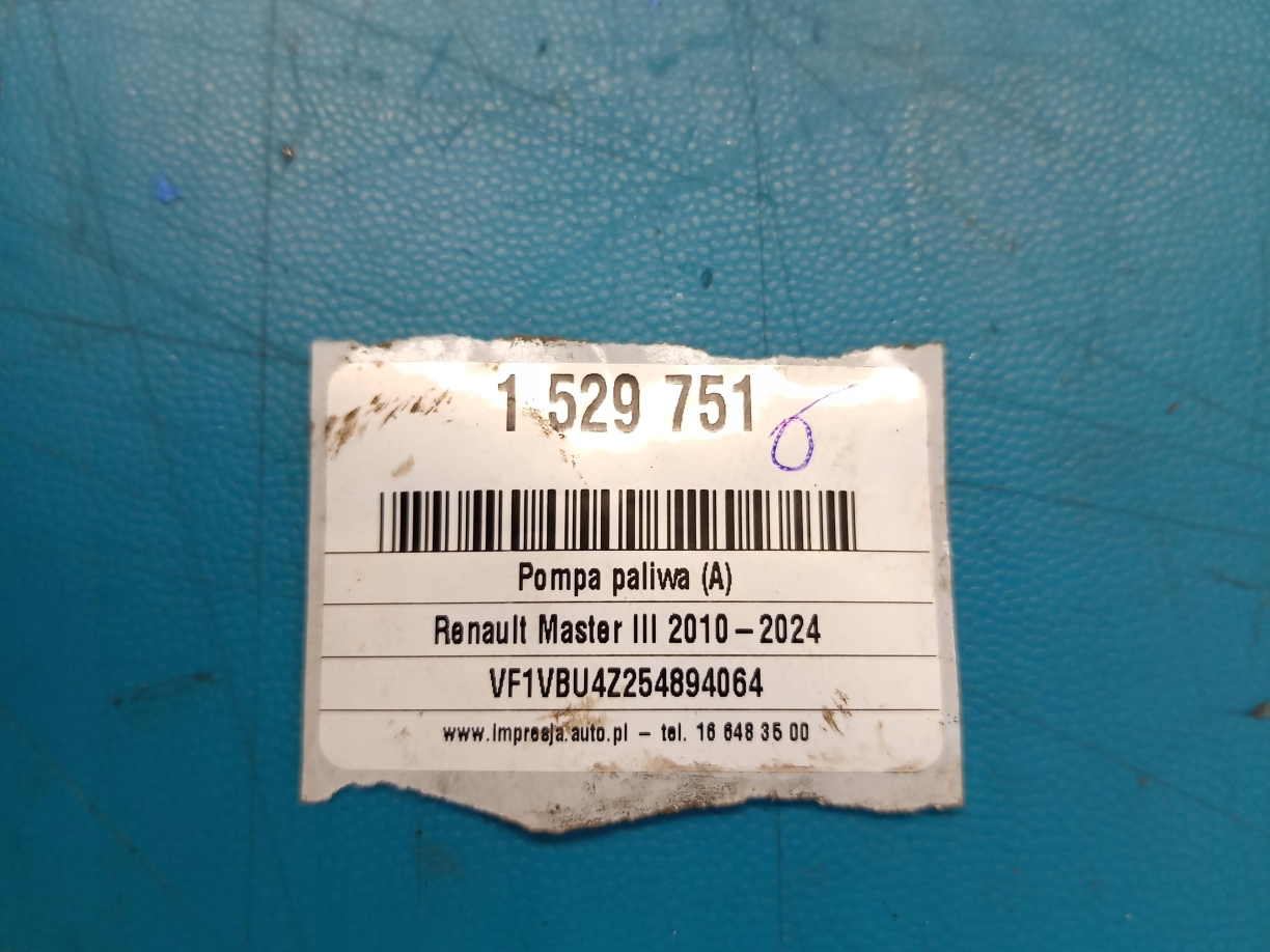 Fuel Pump Renault Master III 10-24 2.3 DCI 172024101R 0580203315 image 6