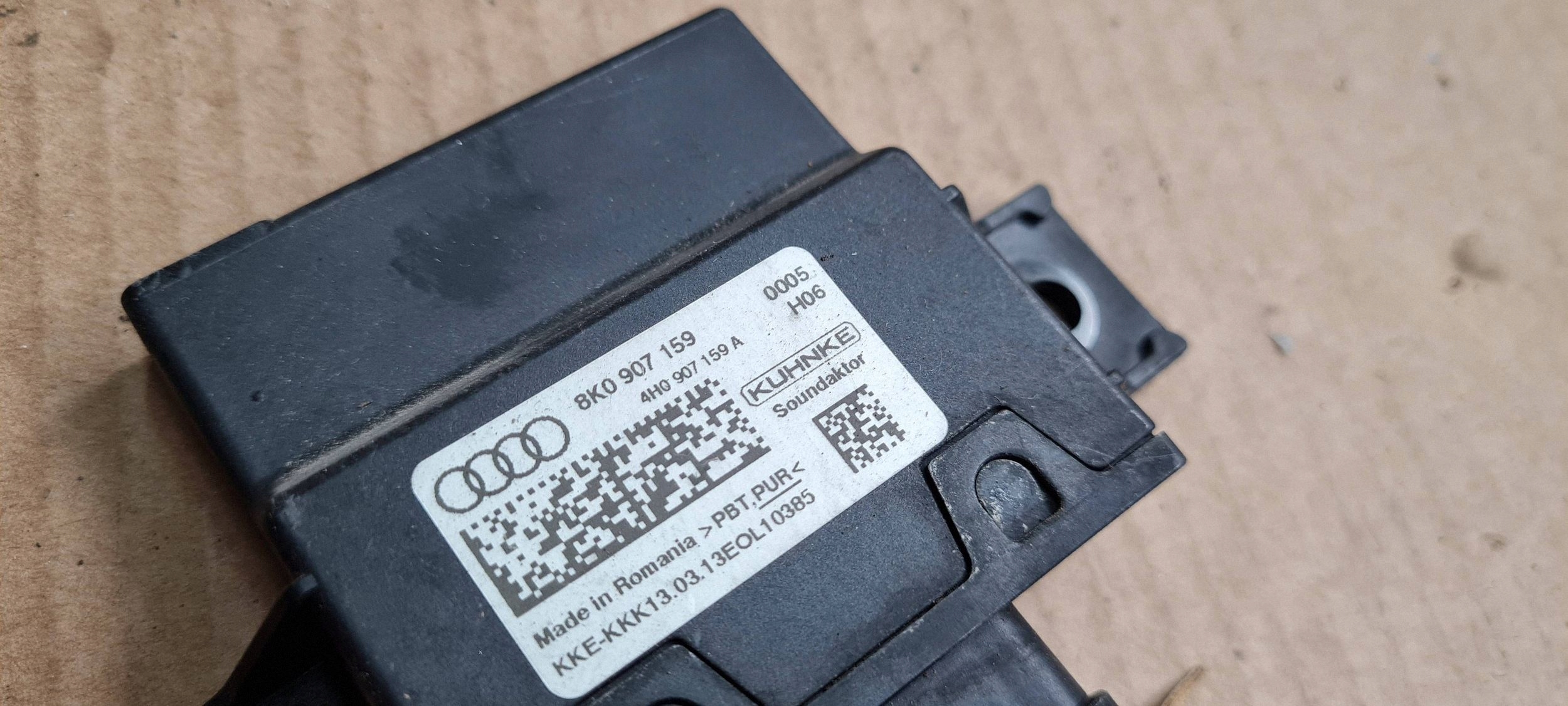 S5 8T A5 Lift äänenvaimentimen ohjausmoduuli 8K0907159 4H0907159A