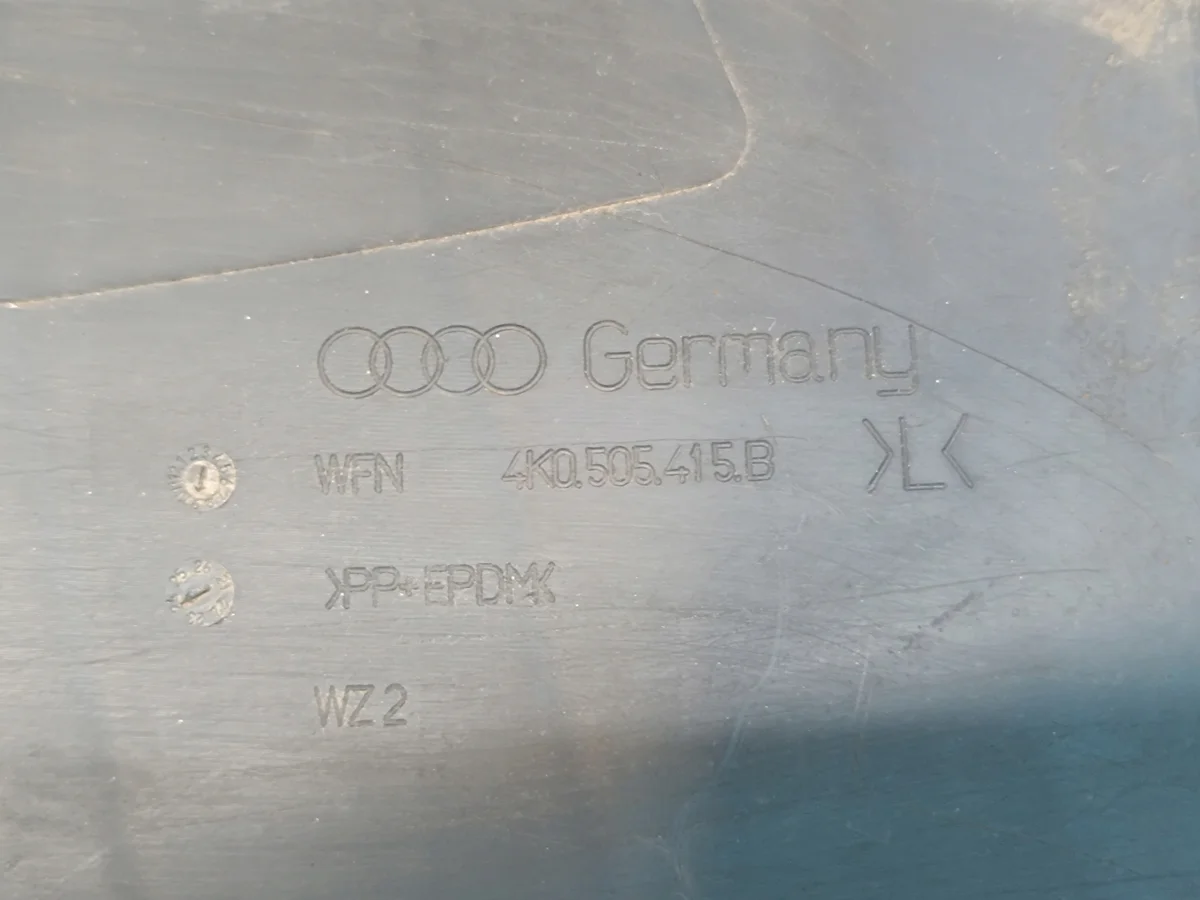 Audi A6 C8 Skydd Vänster Bak 4K0505415B image 7