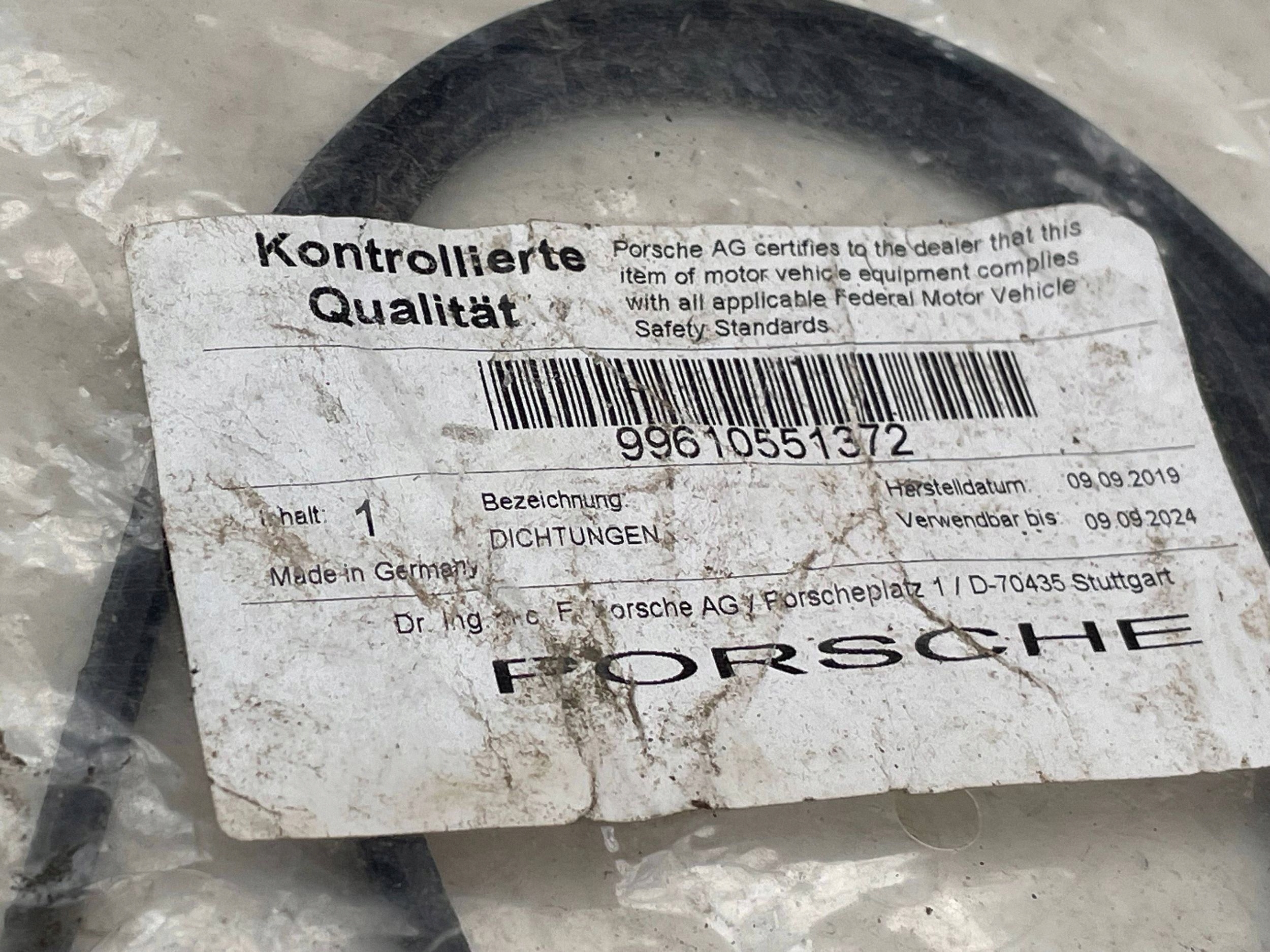 Joint cache-culasse Porsche 911 991 99610551372 image 3