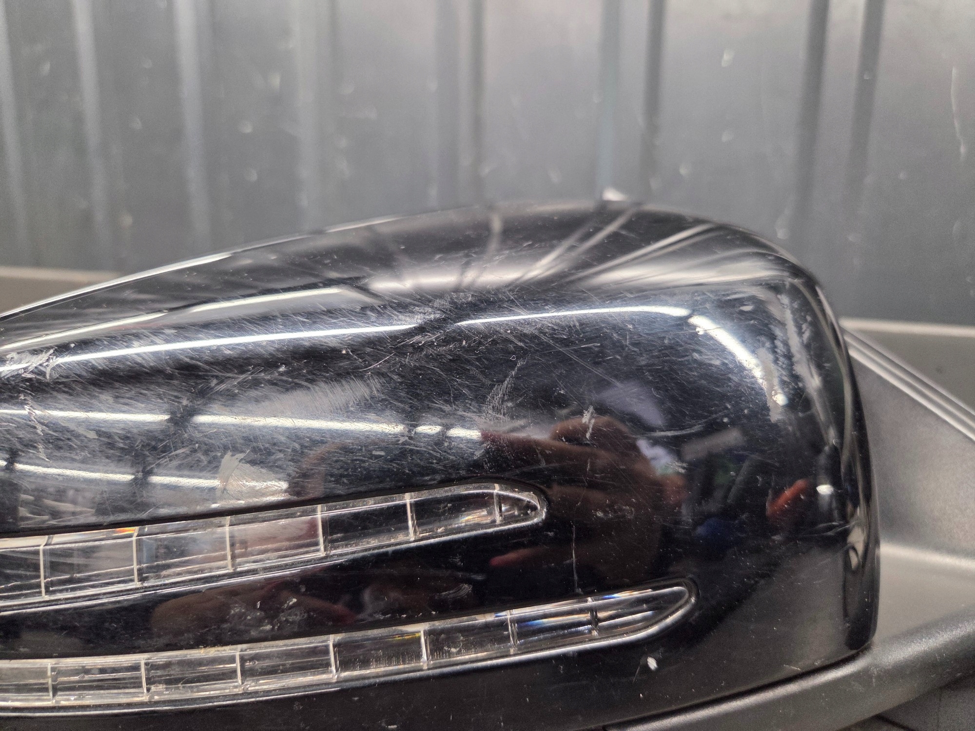 Höger sidospegel Mercedes W156 X156 GLA 19R 4+7 PIN Svart A1568100416