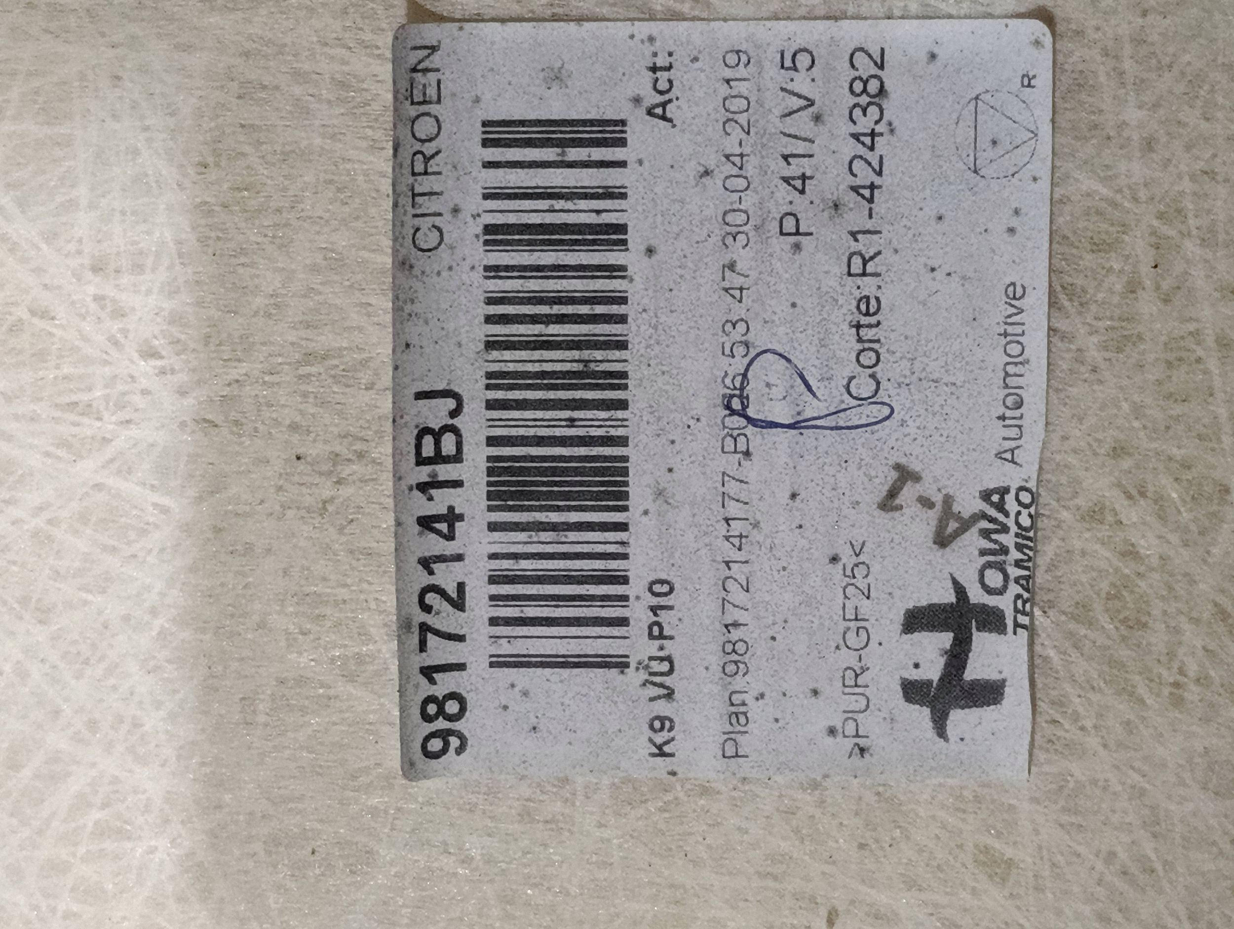 Pavillon Peugeot Partner 3 restylé 2023-2026 OEM 98172141BJ image 7