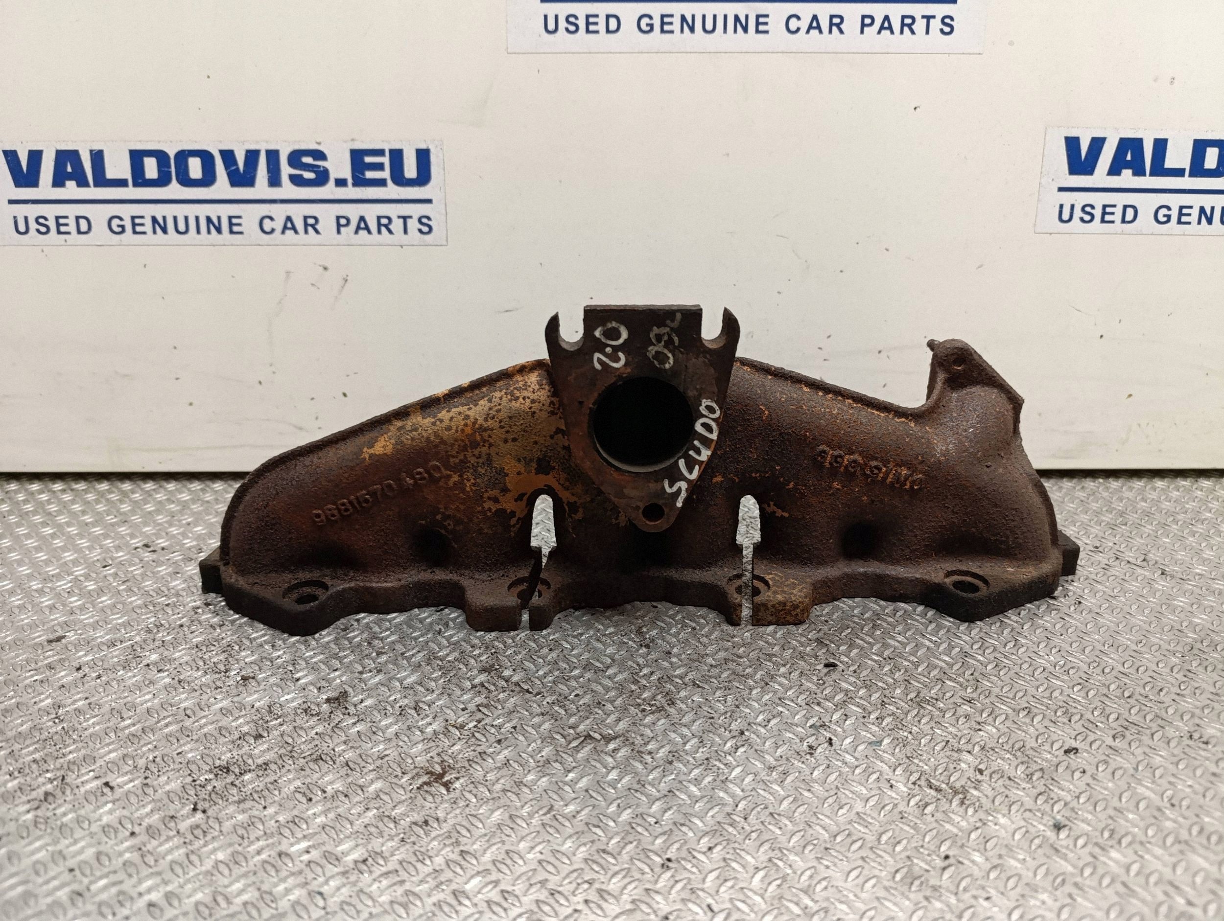 Colector escape PEUGEOT 508 9681570480 2.0L diésel image 2