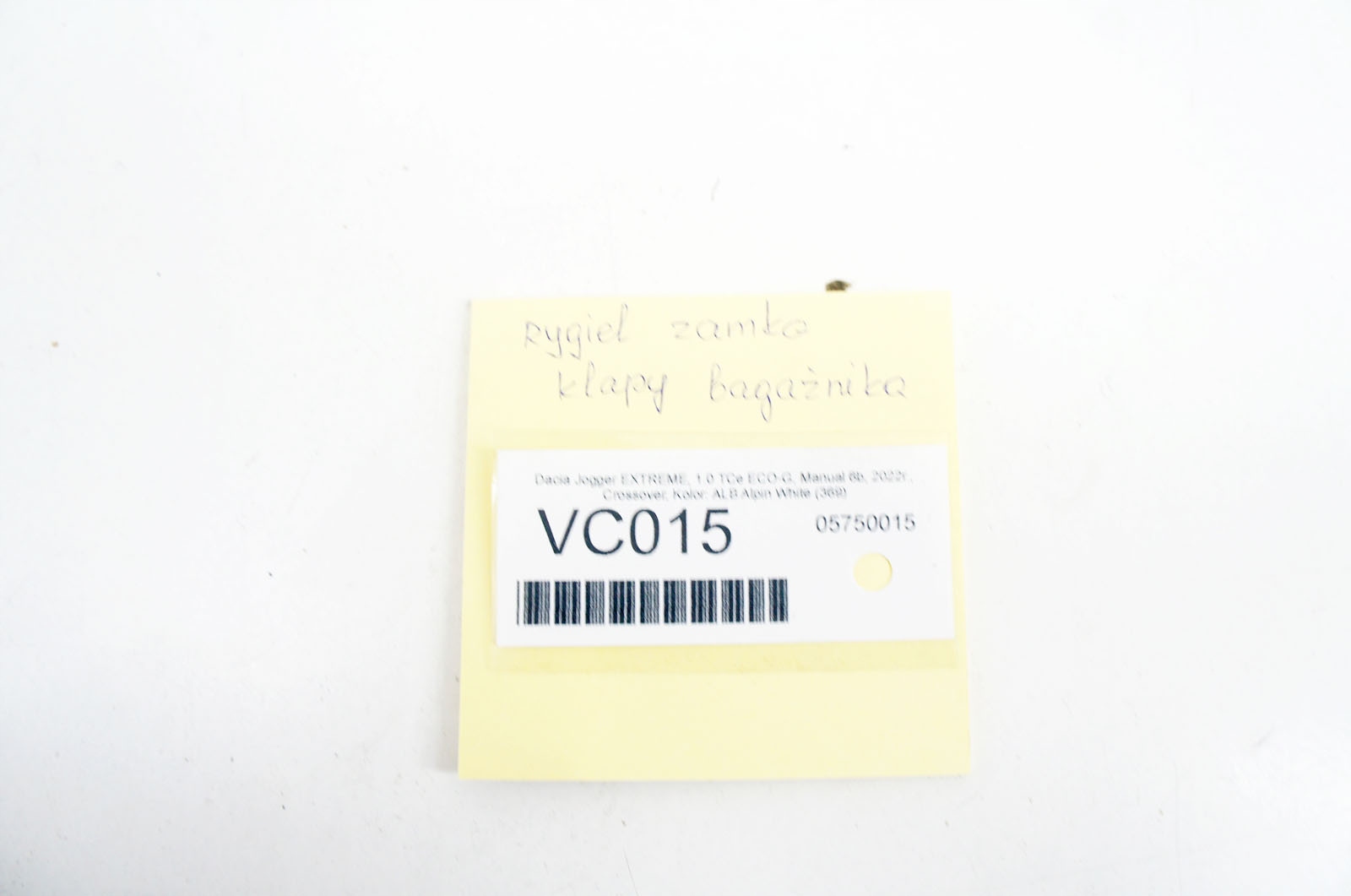 Dacia Jogger Tailgate Lock Catch VC015-AR40130 image 4