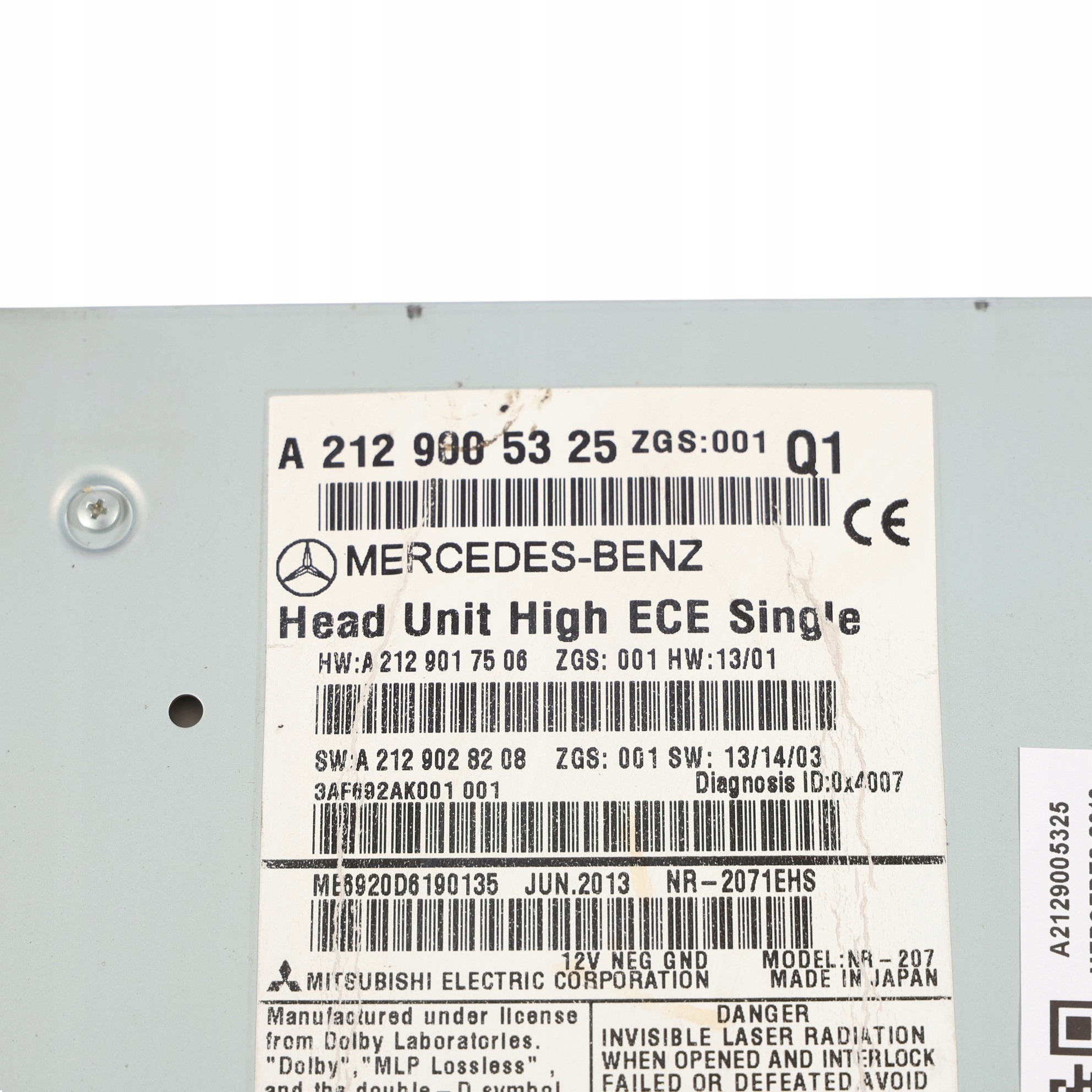 Radio CD Navigation Mercedes W212 A2129005325 image 5