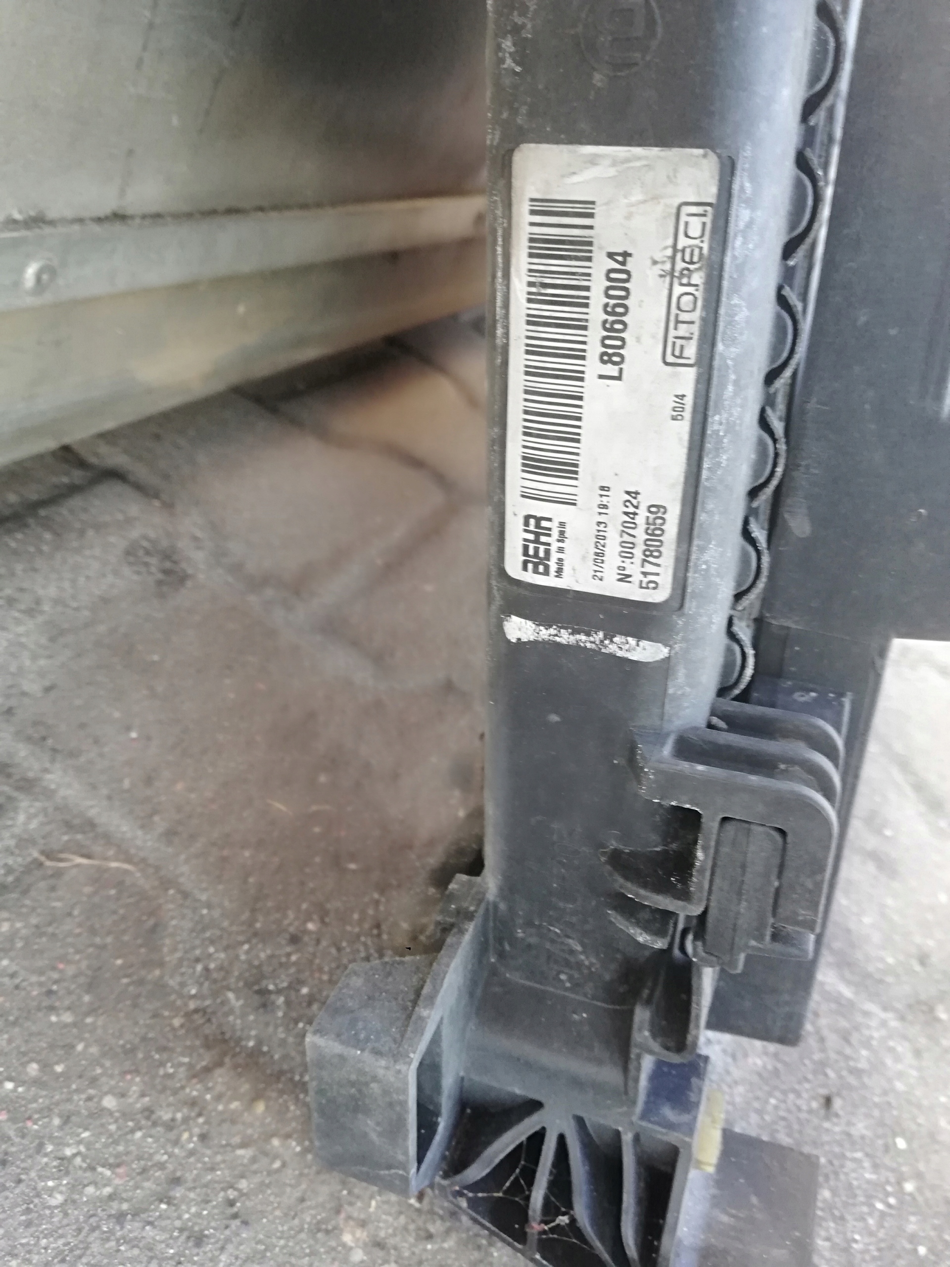 Ventilatore radiatore Nemo Bipper Fiorino 1.2 Diesel