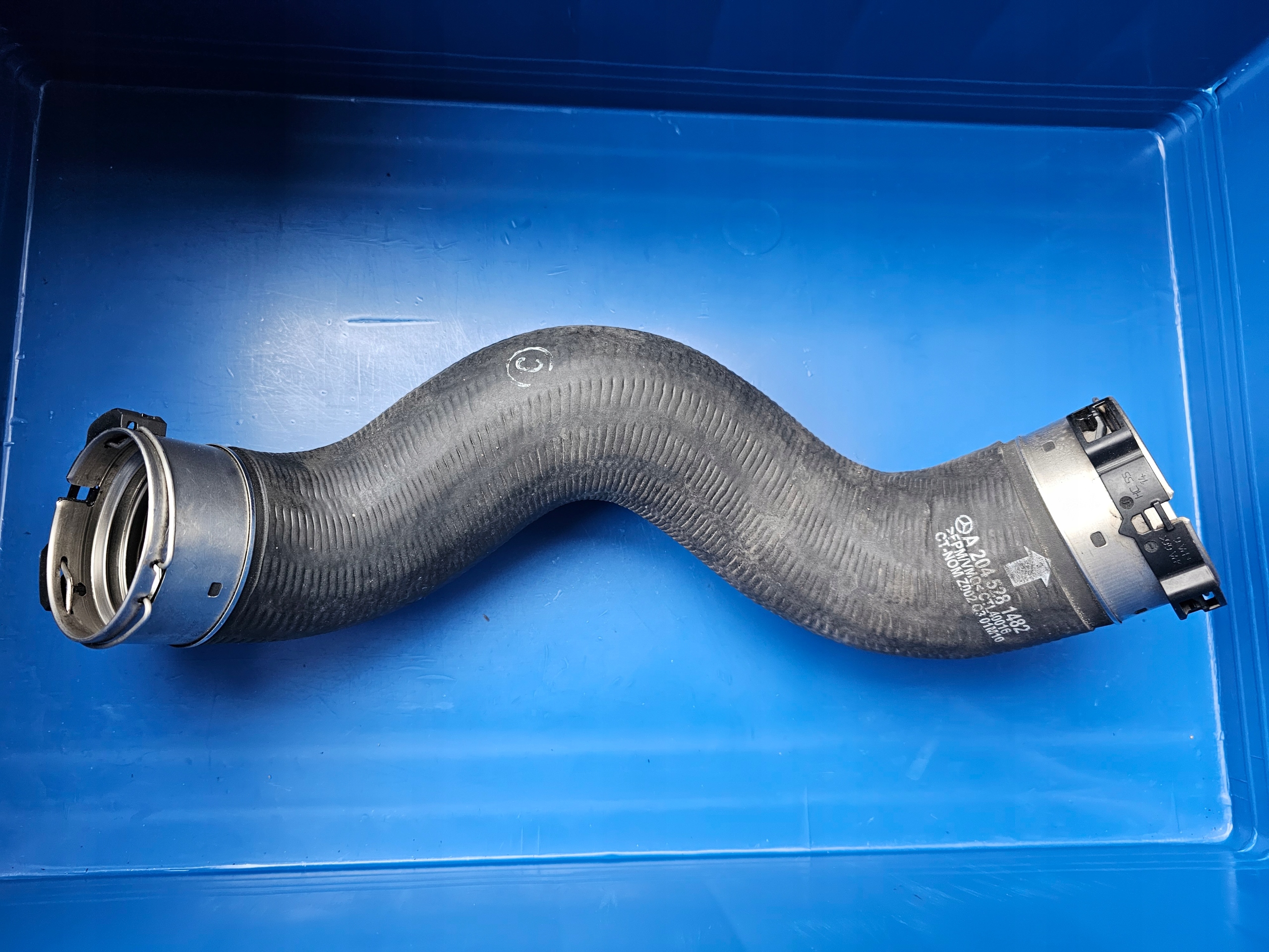 Ladeluftschlauch Intercooler Mercedes W207 W204 W212 2.2 CDI 651 image 2