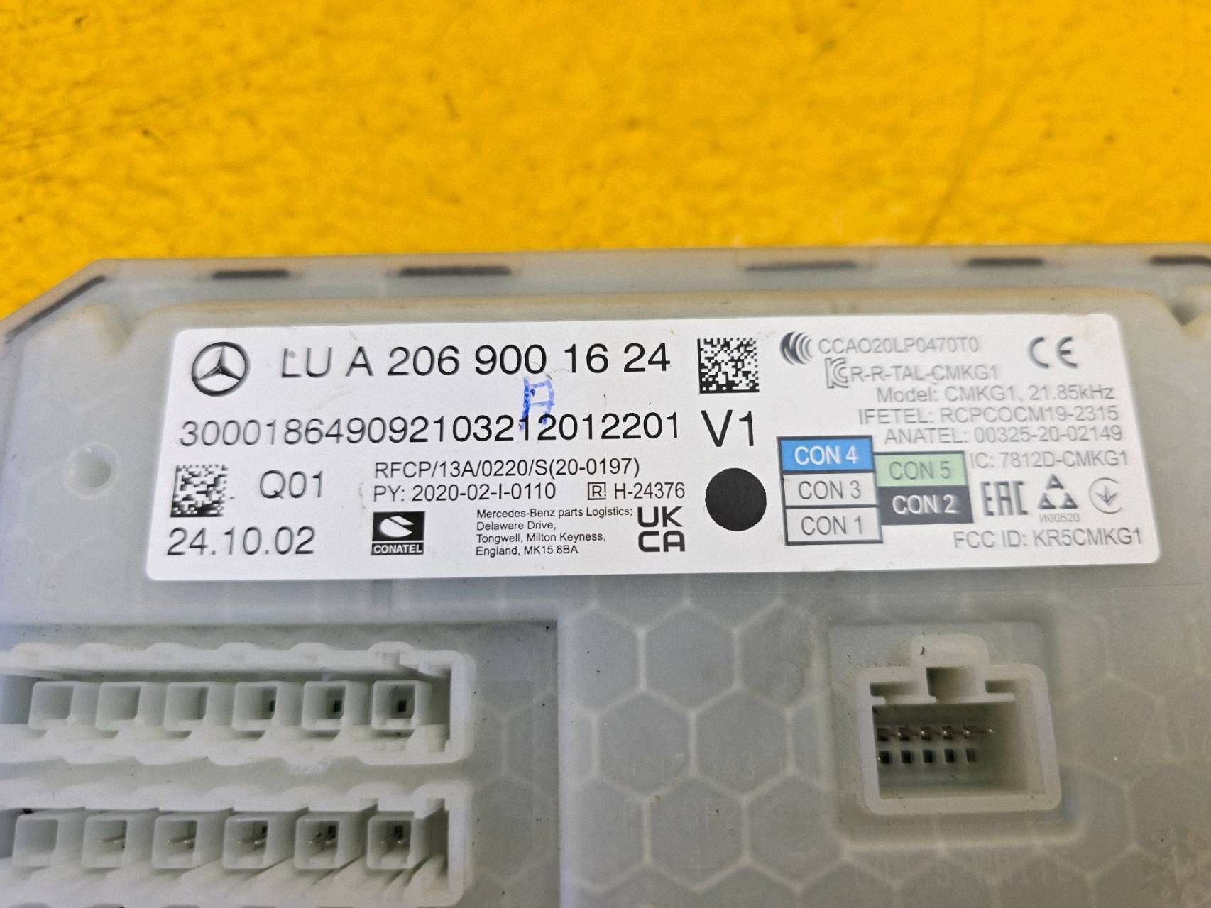 Modulo Accensione Mercedes C W206 A2069001624 Usato image 7