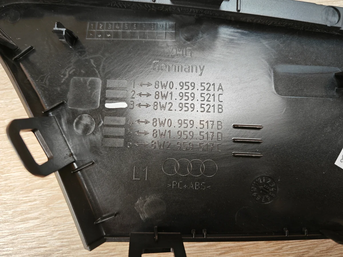 Audi A5 F5 Türgriff innen links 8W0959521A image 6