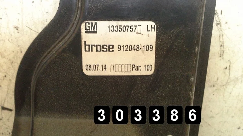 Opel Astra 2014 Régulateur de vitre 13350757 image 7