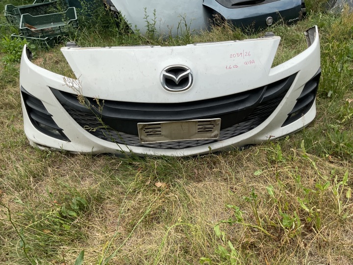 MAZDA 3 BL II 2009-2011 complete front bumper with fog lights