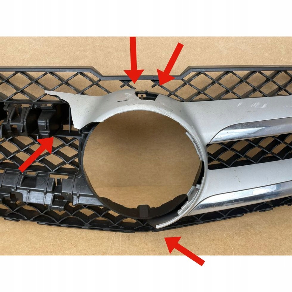 Grade di para-choque dianteiro Mercedes GLK X204 W204 2012-2015 A2048802983 image 3