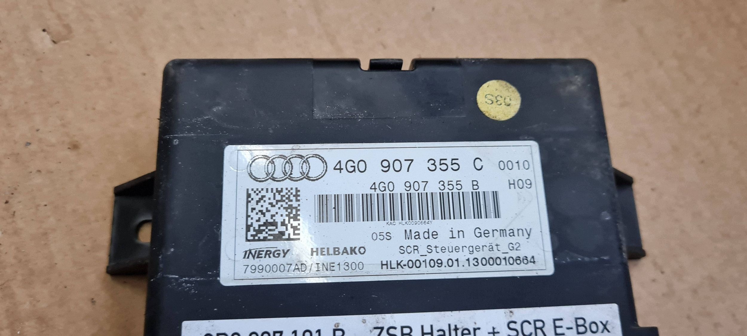 Audi Q5 8R SQ5 AdBlue-ohjainyksikkö 4G0907355C