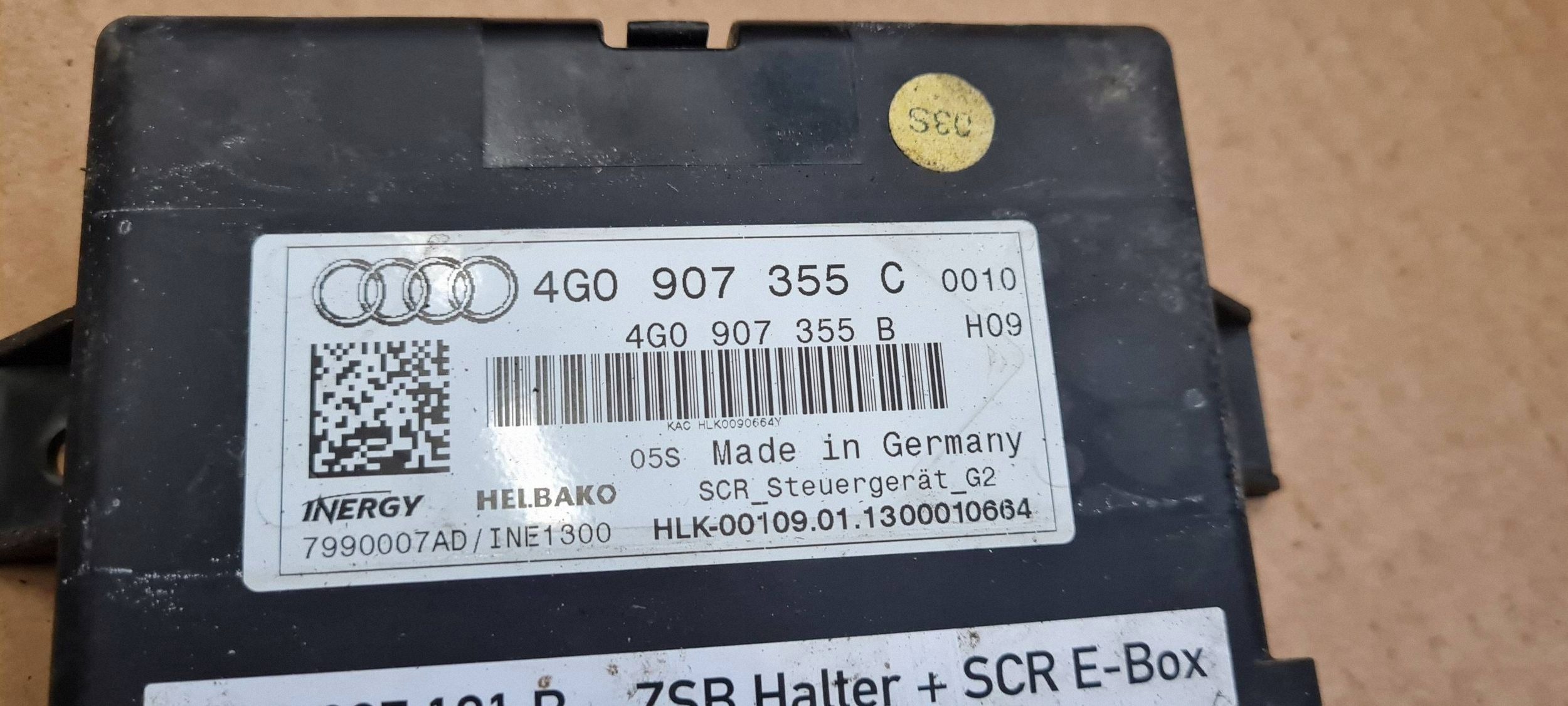 Audi Q5 8R SQ5 AdBlue Steuergerät 2.0 TDI 4G0907355C image 6