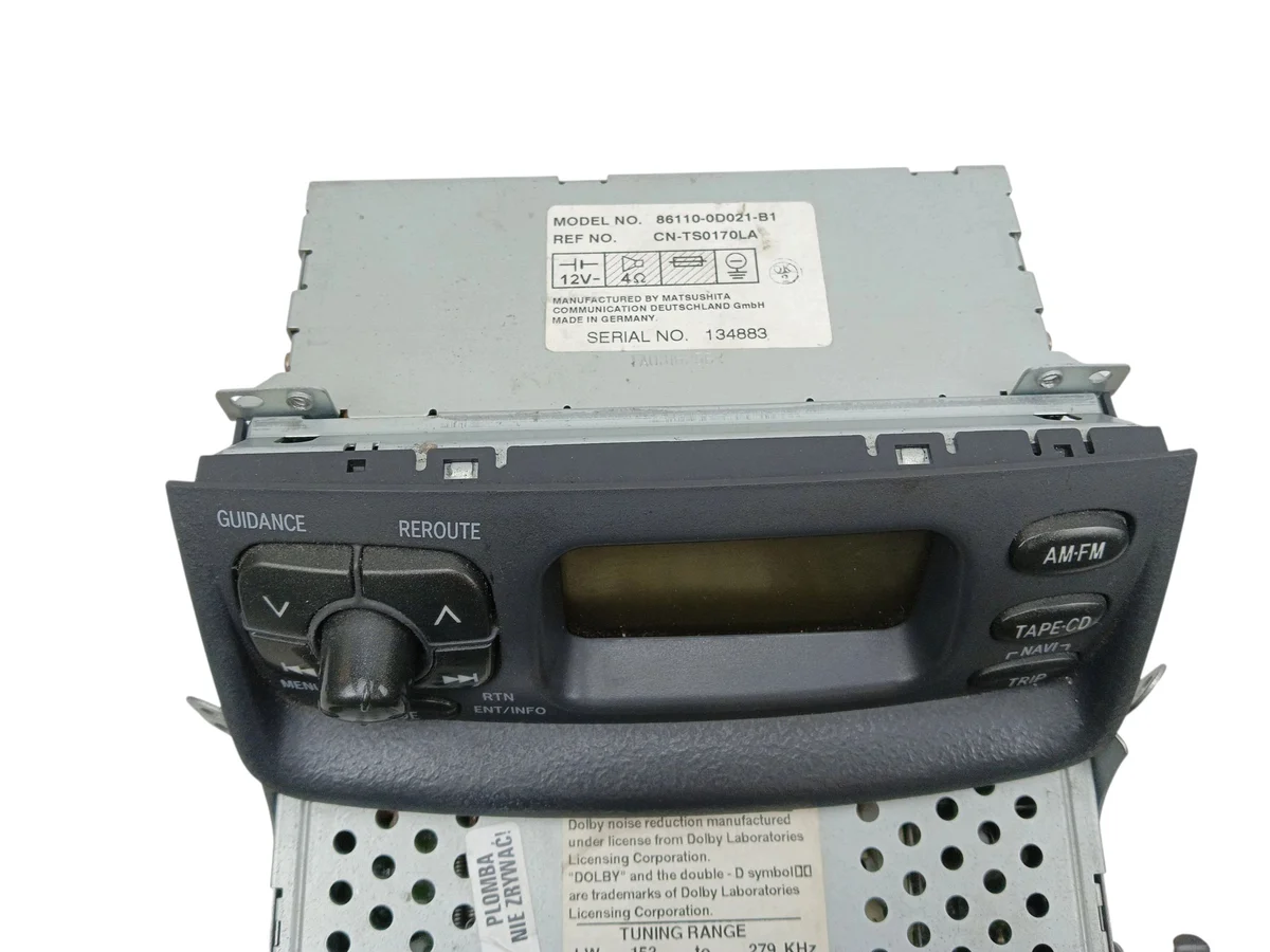 Radio Yaris 86120-0D022 08601-00906 image 5