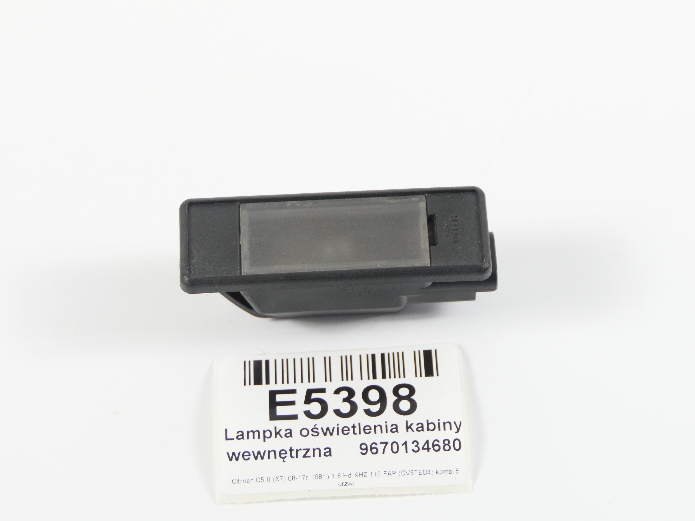 Interior Cabin Lighting Lamp Citroen C5 II (X7) 08-17r. combo
