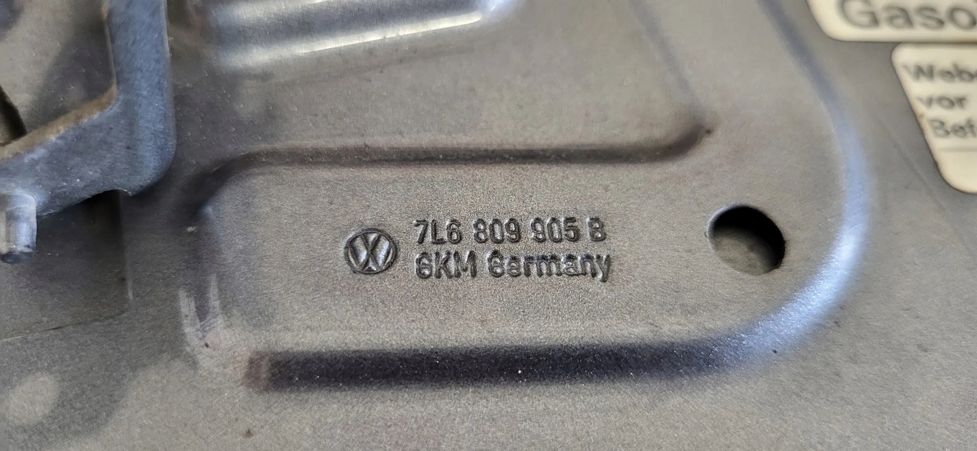Bränsletankslock VW Touareg 7L6 7L7 7L6809905B image 5