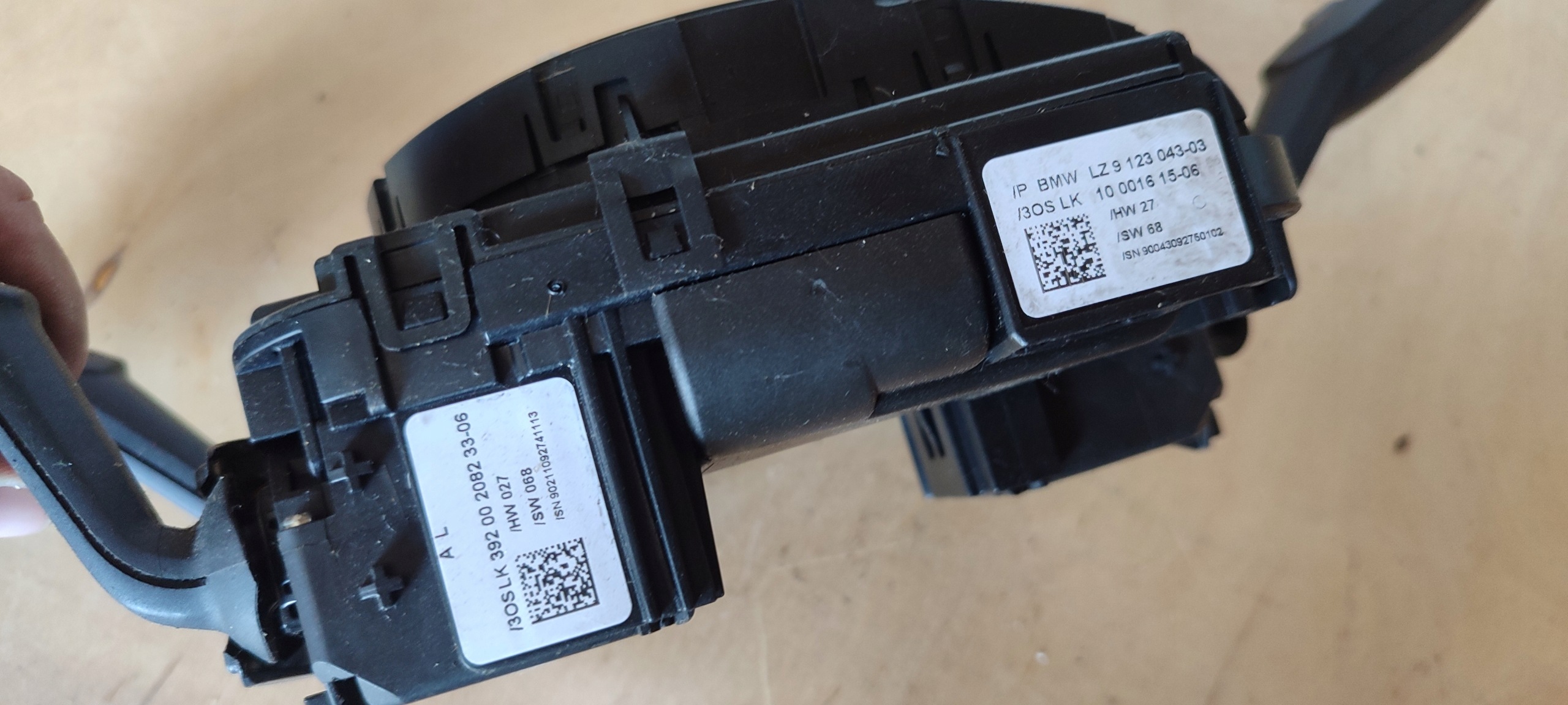 Interruptor Combinado Manete BMW E90 E91 E92 E93 39200208233 Fita Airbag image 4