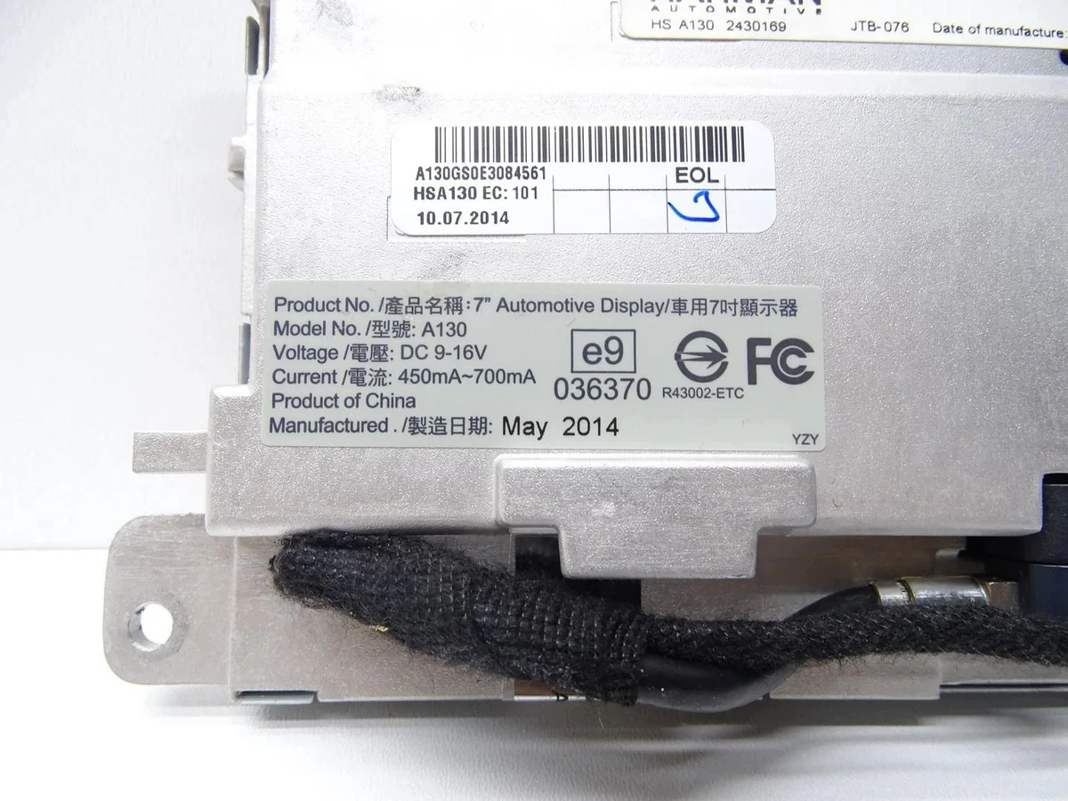 MMI Display 8R0919604A Audi A4 B8 A5 Q5 image 7