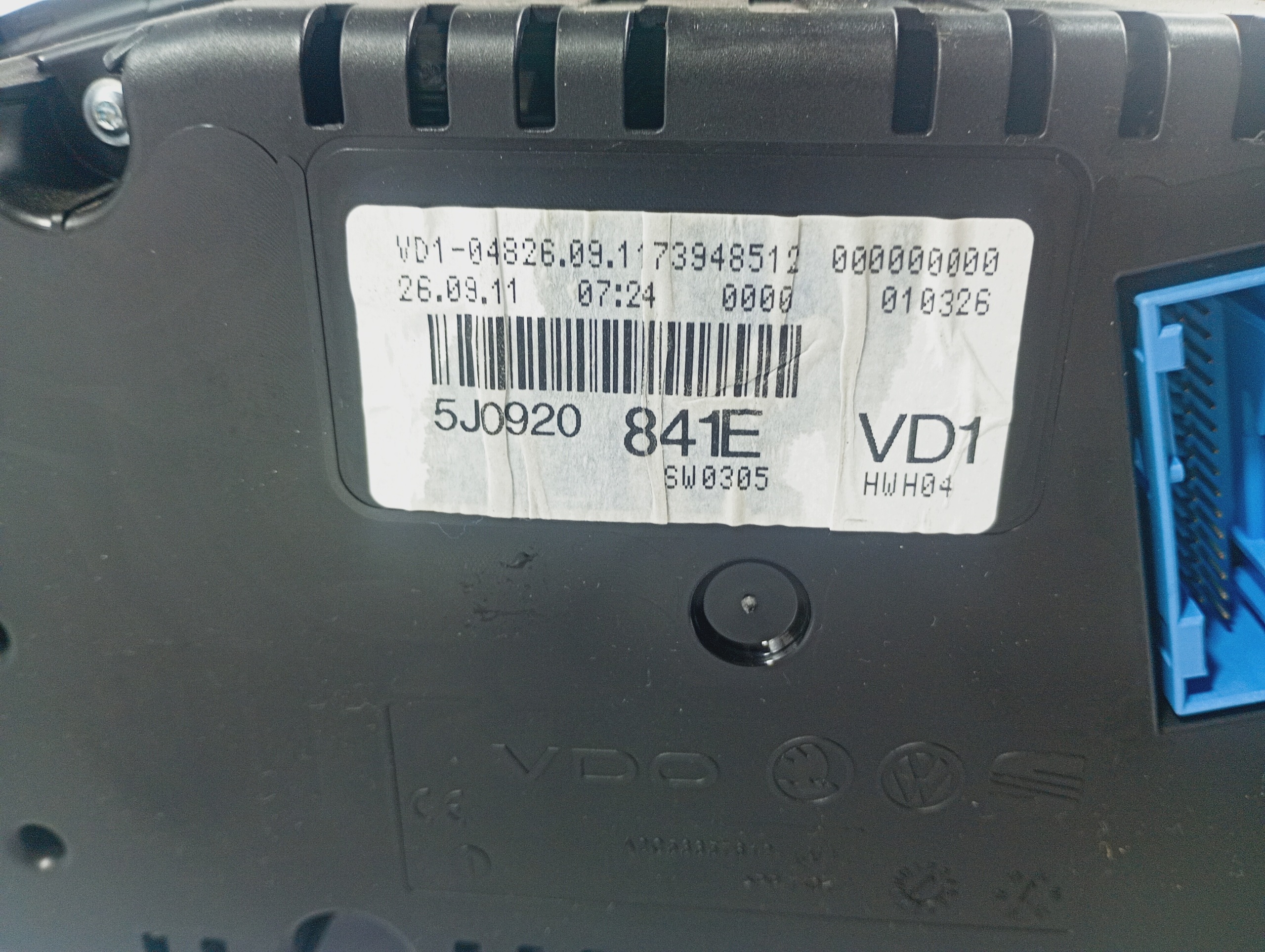 Tacho Drehzahlmesser Skoda Fabia II 10-14 OEM 5J0920841E image 5