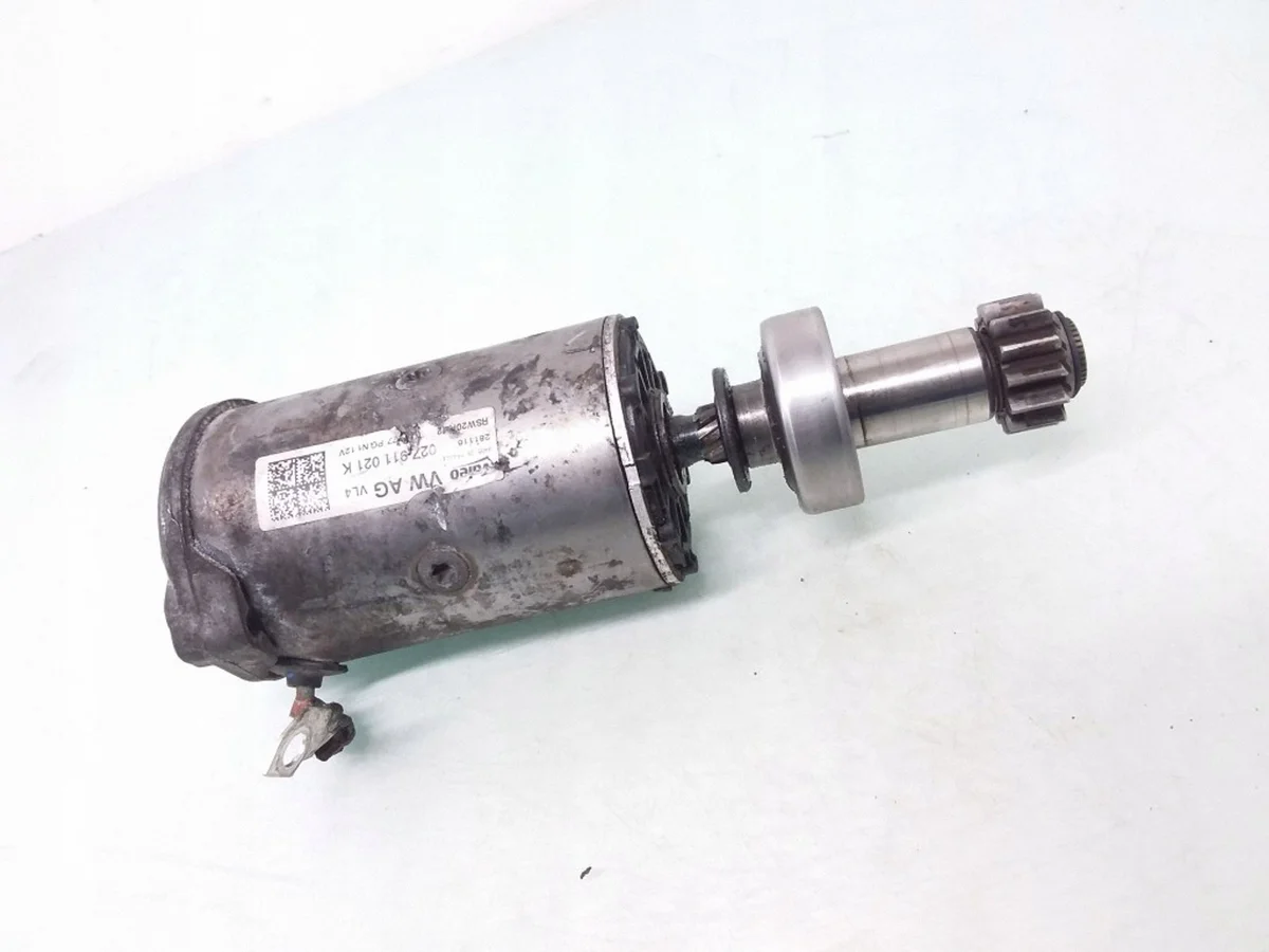2017 Skoda Fabia Mk3 Starter 027911021K image 3