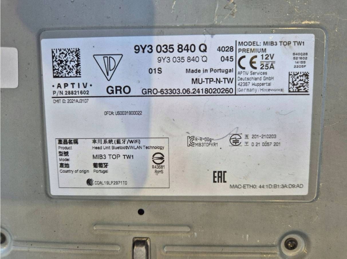 Porsche Cayenne 9Y / Panamera 976 Sensor OEM 9M3035840Q image 4