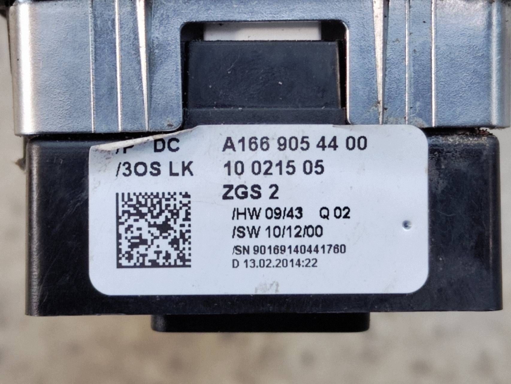 Interruptor de panel A1669054400 Mercedes CLA W117 C117 image 5