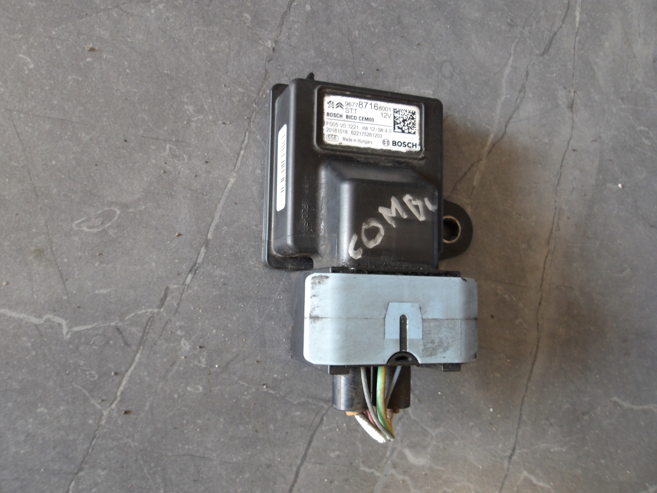 Module relais Start Stop Opel Combo E 967787168001 image 2