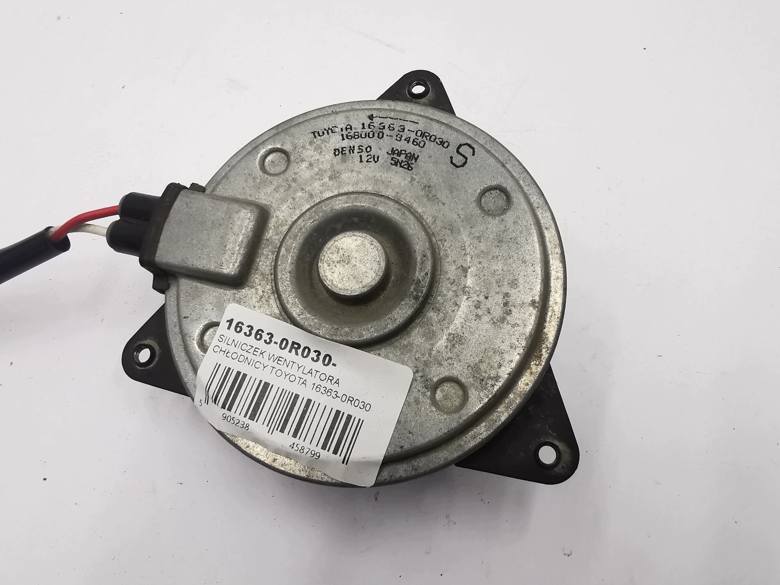 Ventilator motor Toyota 16363-0R030 Gebruikt image 6
