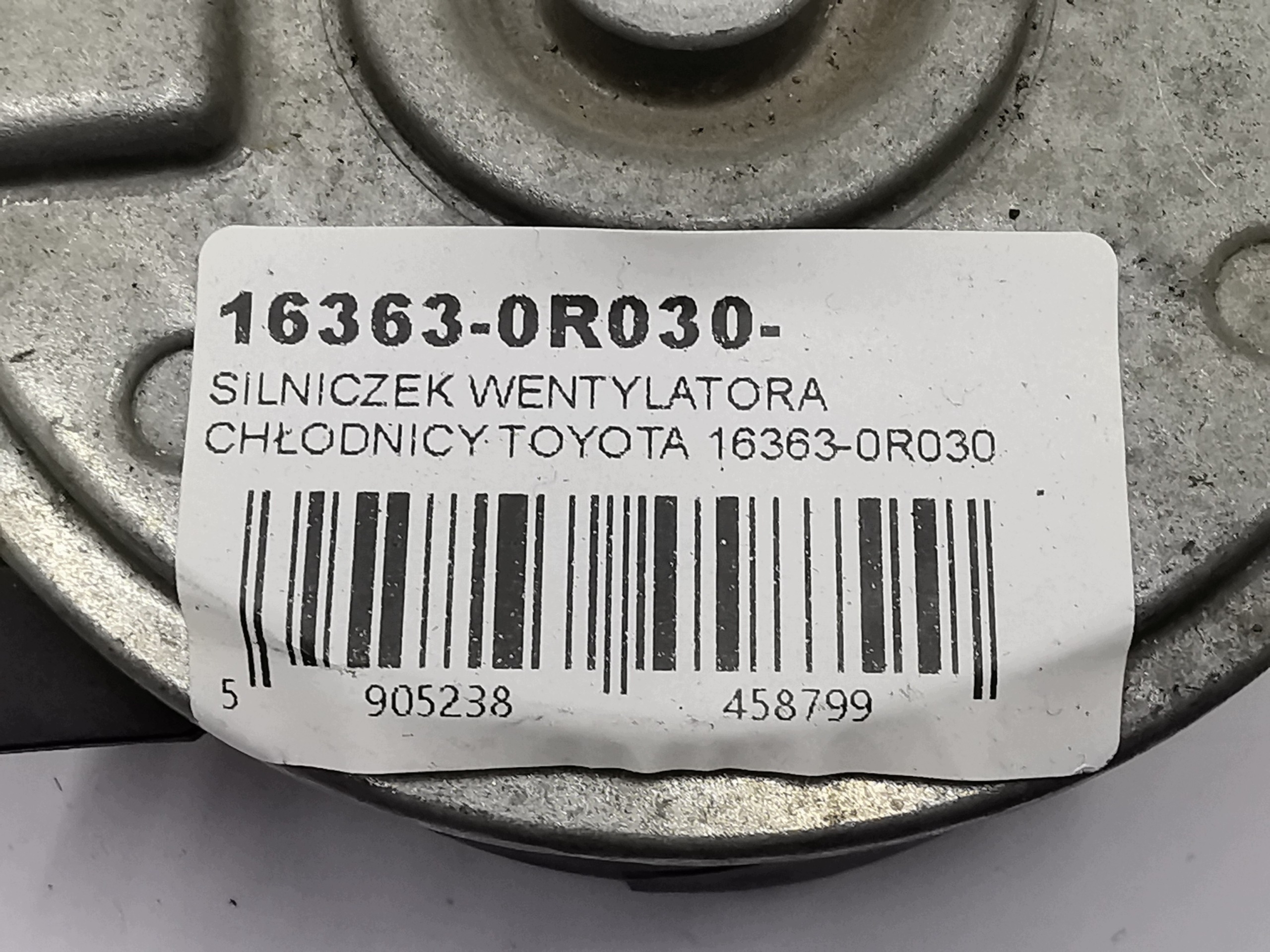 Ventilator motor Toyota 16363-0R030 Gebruikt image 8