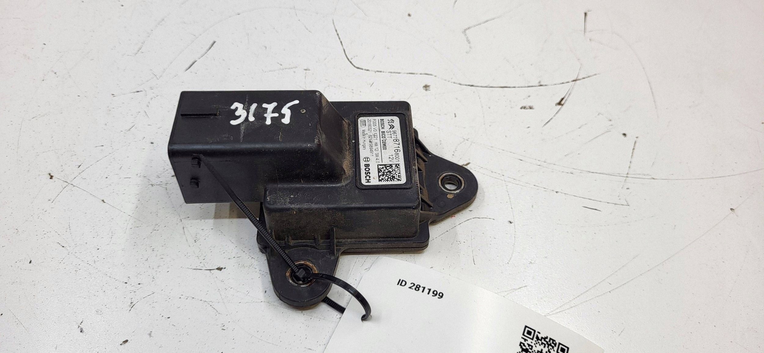 Start-stop-ohjain Peugeot OE 9677871680
