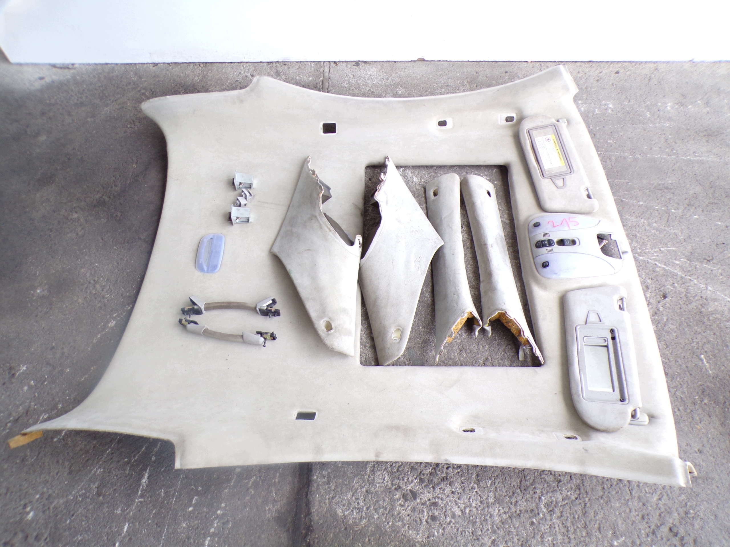 Forro de Teto Mercedes W215 CL AMG Alcantara Completo image 2
