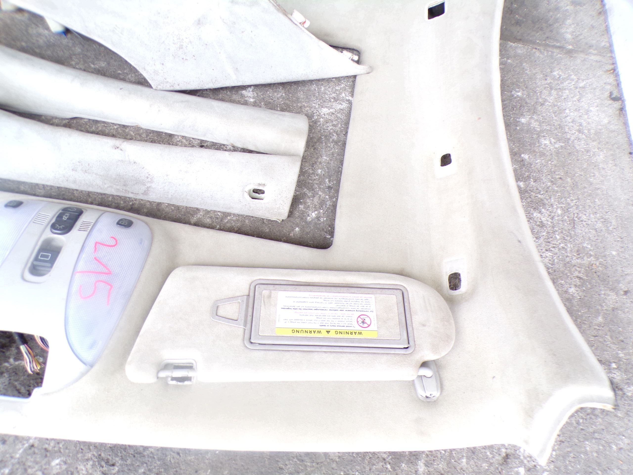 Forro de Teto Mercedes W215 CL AMG Alcantara Completo image 8
