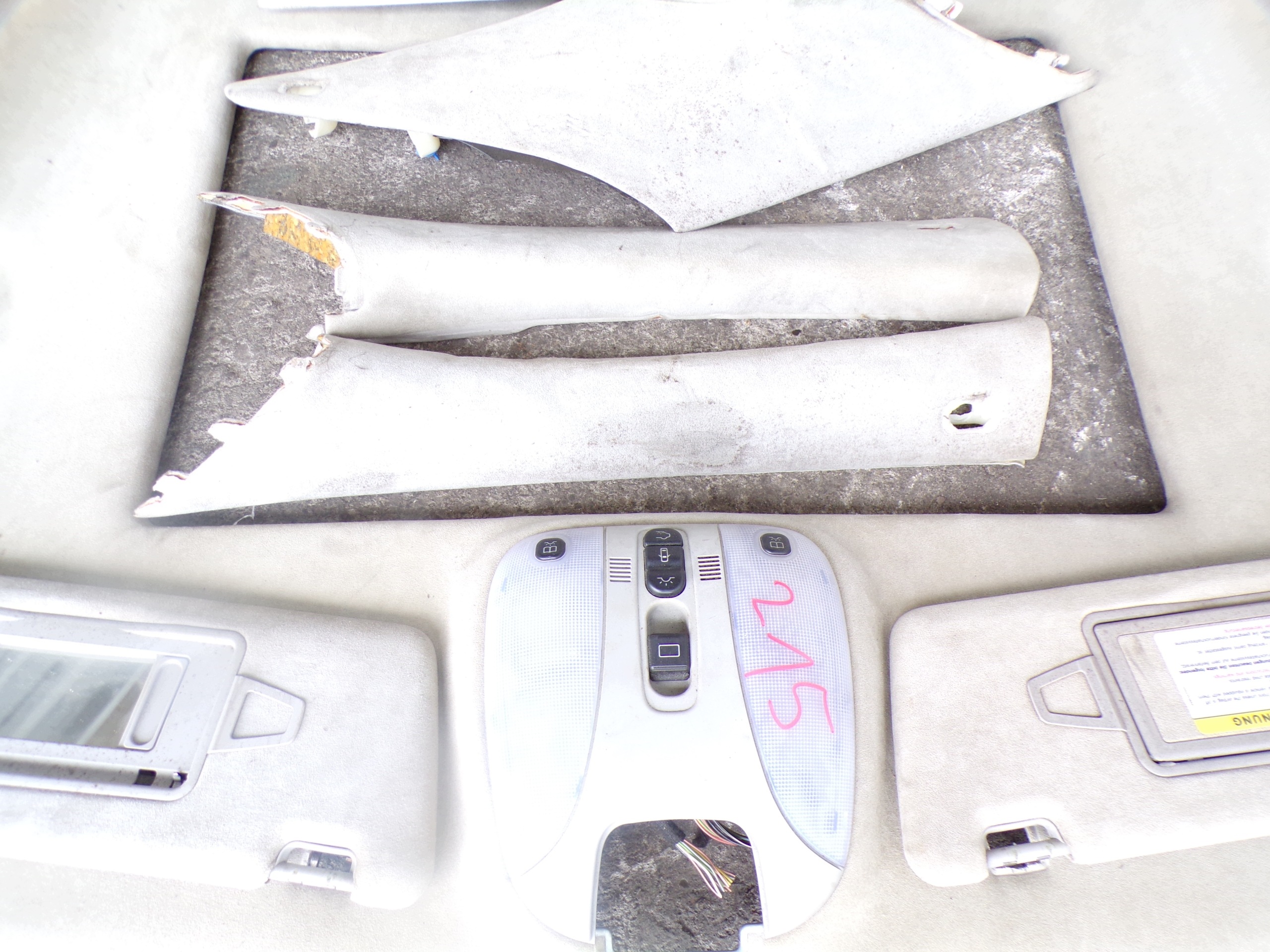 Forro de Teto Mercedes W215 CL AMG Alcantara Completo image 9