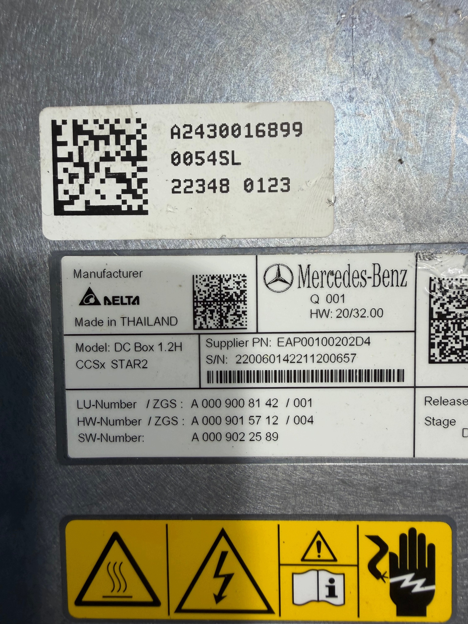 Spannungswandler A0009009639 Mercedes EQB X243 EQA H243 image 2