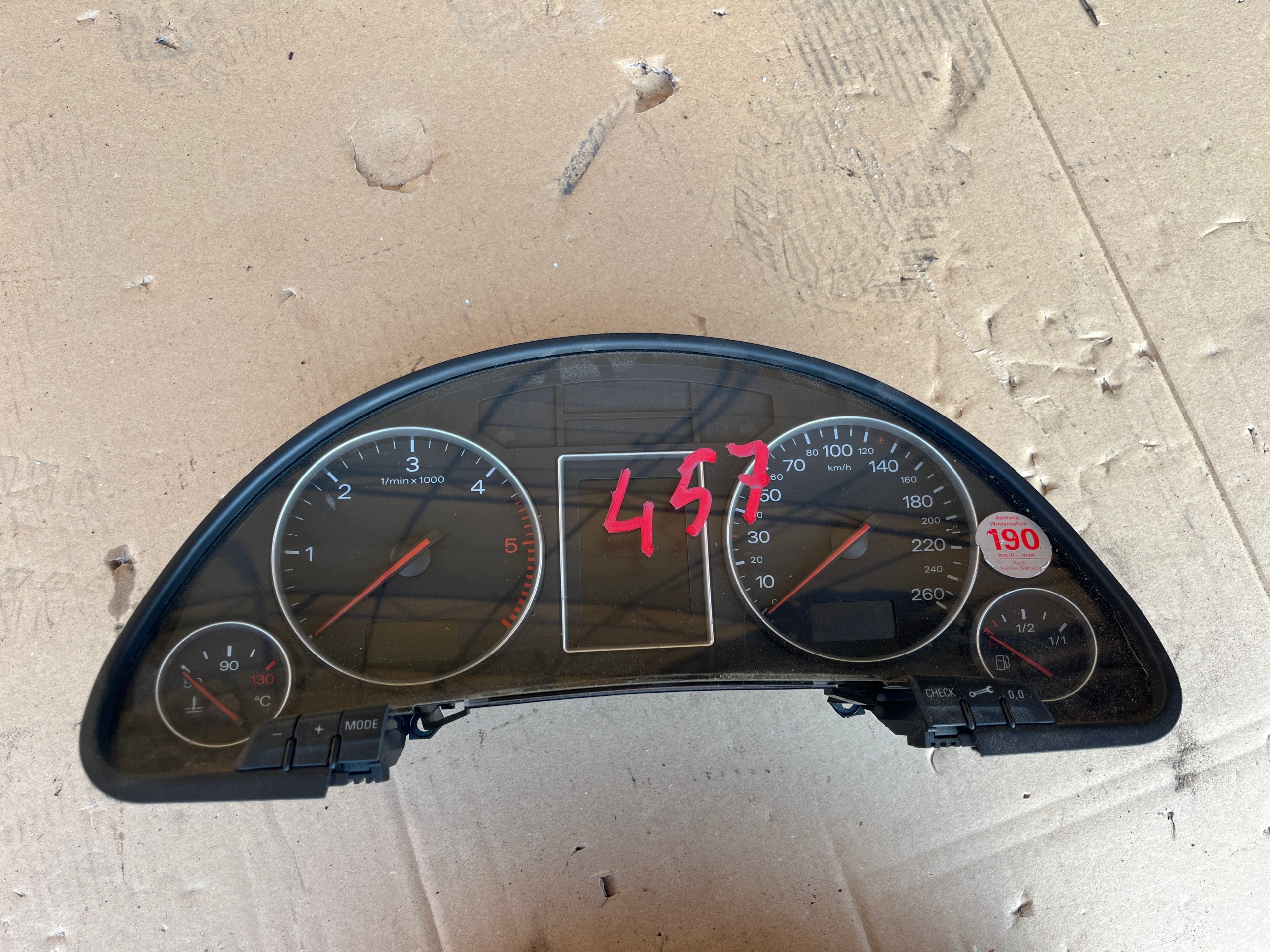 Relógio Painel Audi A4 B6 1.9 TDI 2000-2006 2.0 TDI 457 mil km image 2