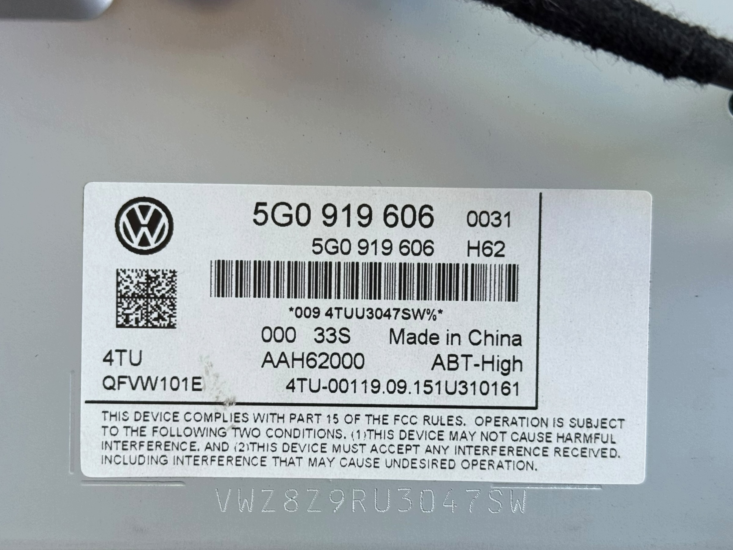Écran radio navigation VW Passat B8 2016 5G0919606 image 6
