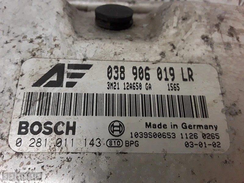 2006 Ford Galaxy ECU 038906019LR image 3