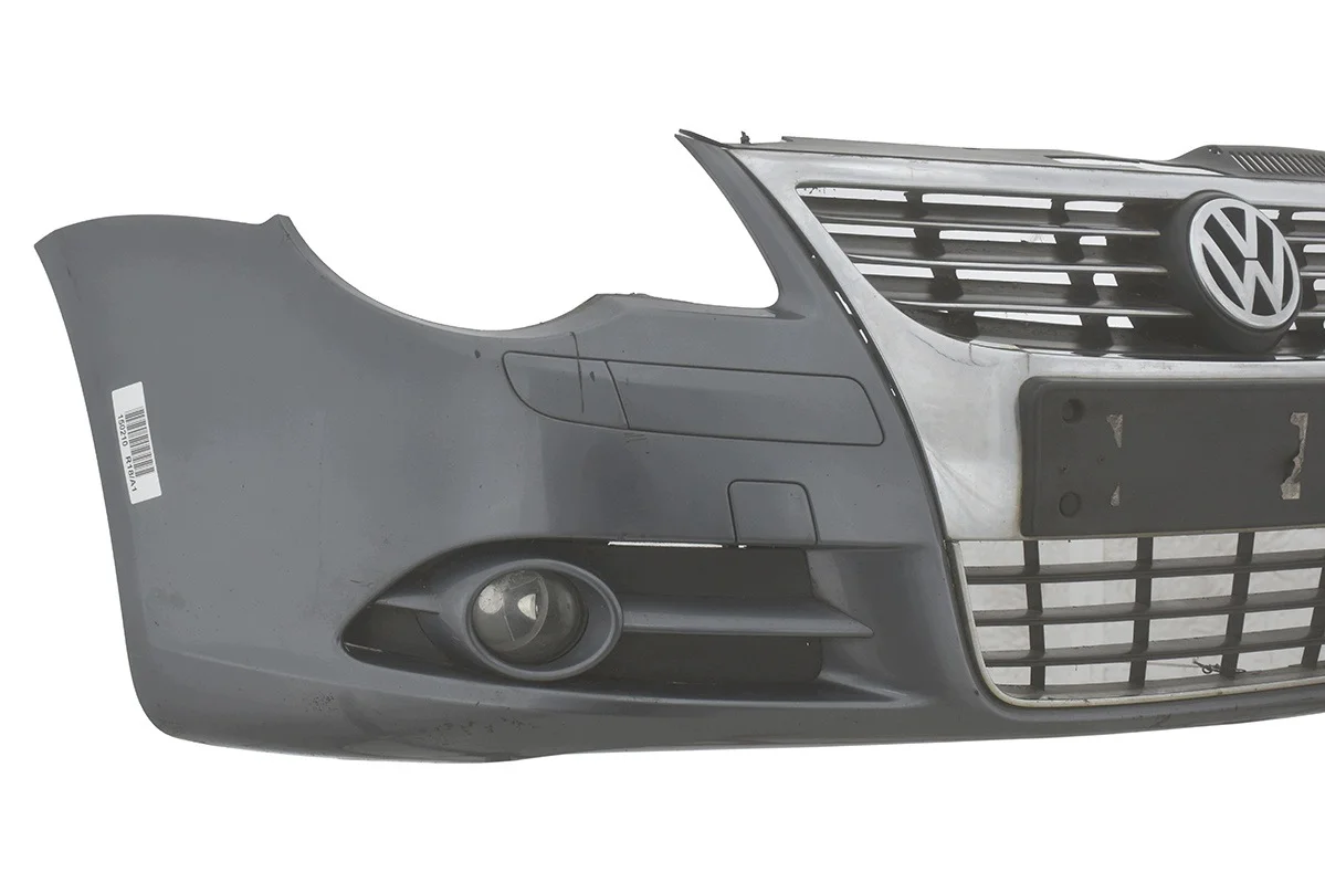 VW Eos Front Bumper w/ Washers OEM 150210 image 3