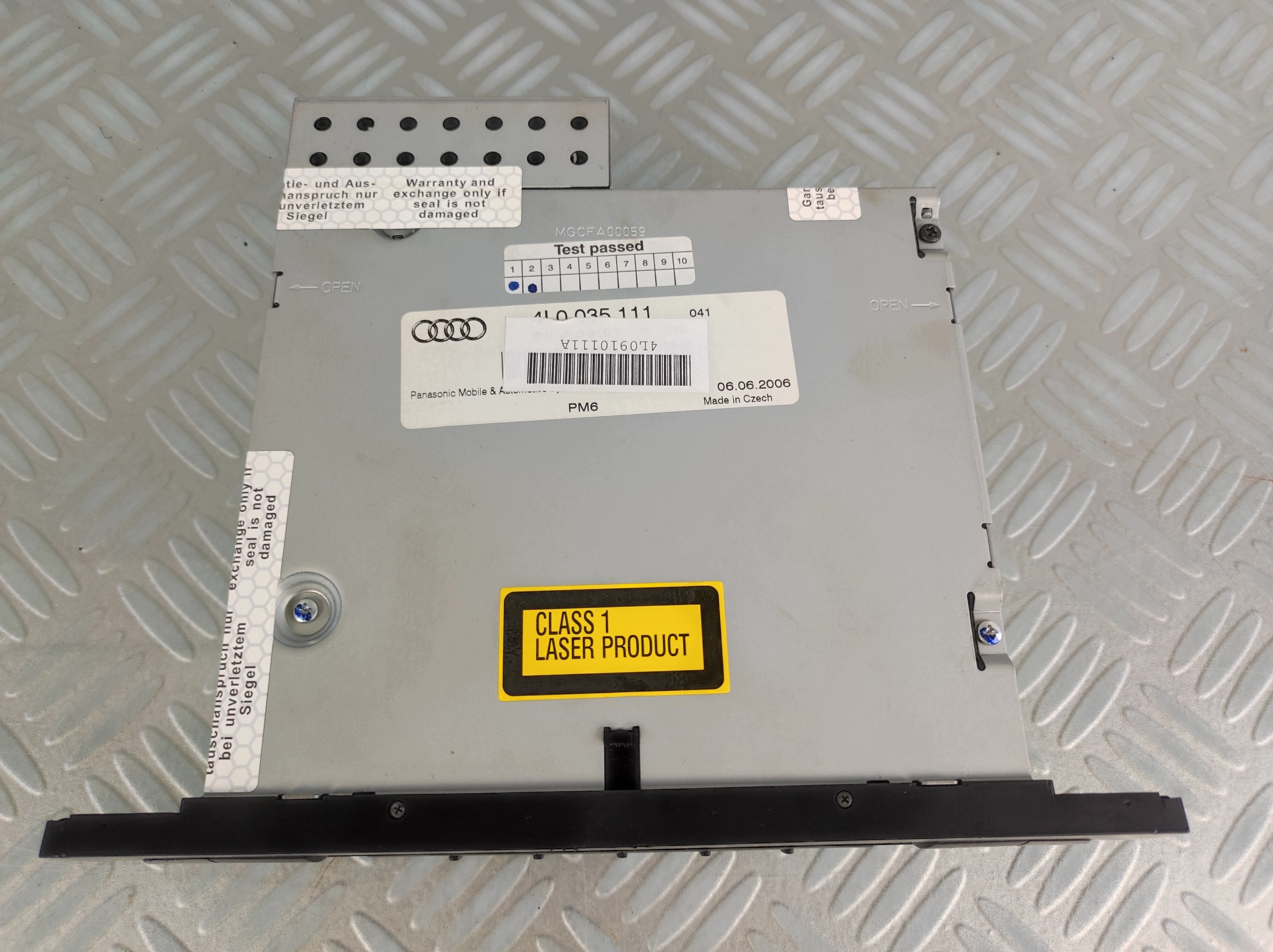 4L0035111 4L0910111A lecteur CD changeur AUDI Q7 4L 2005- A6 C6 A8 D3 image 3