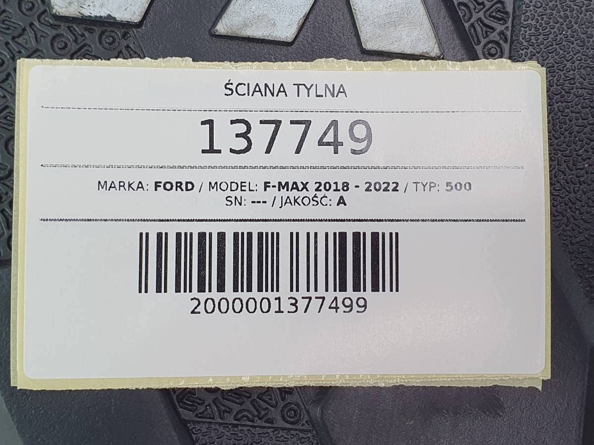 Fodera interna parete posteriore Ford F-Max image 6