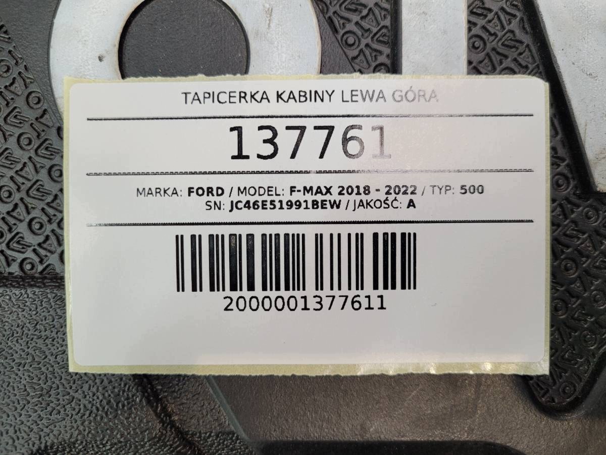 Garniture cabine Ford F-Max 500 JC46E51991BEW image 10