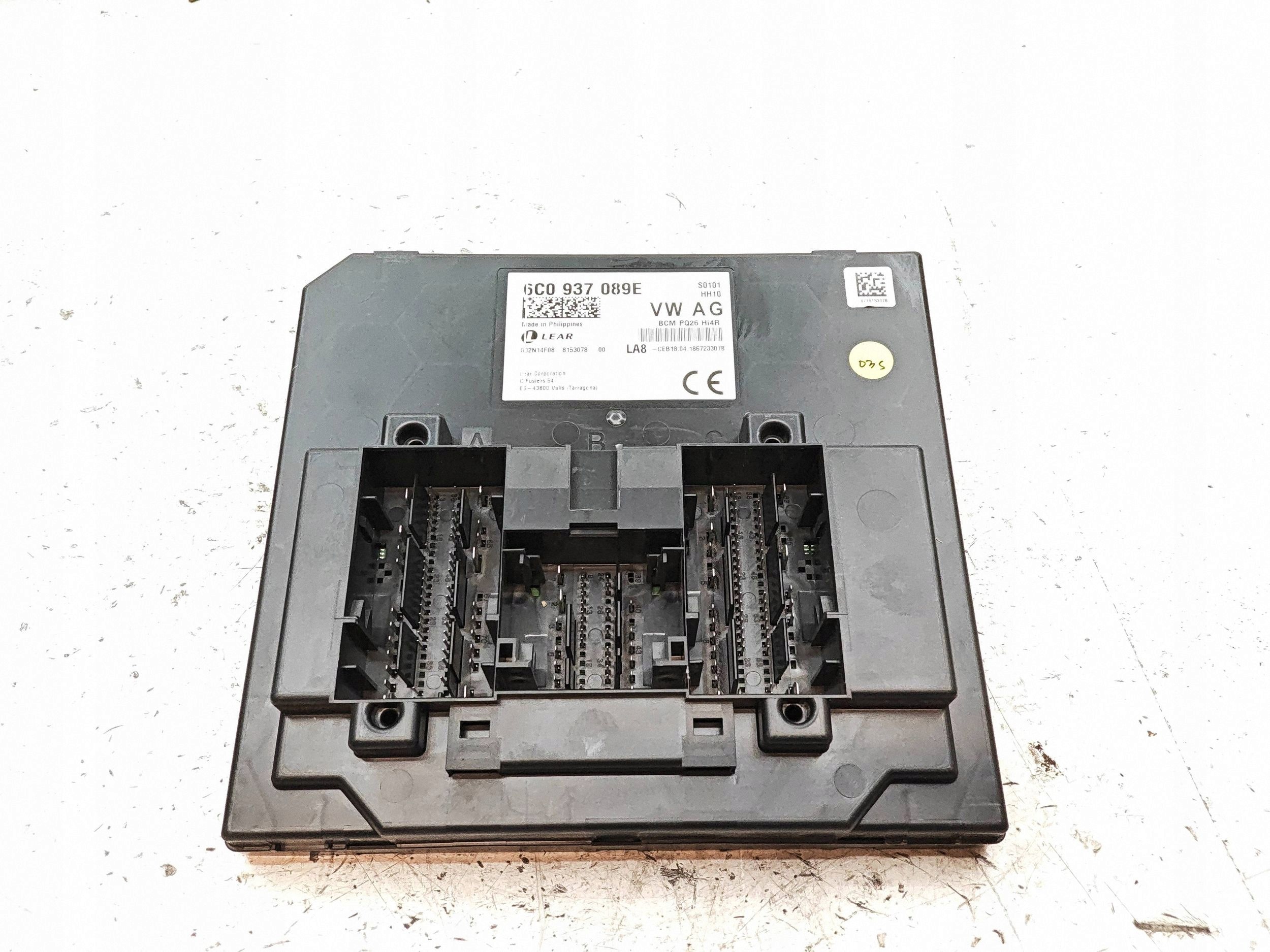 SKODA RAPID 1.6 TDI SPACEBACK Module Confort 6C0937089E image 2