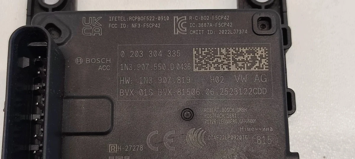 Skoda Superb Radar Distronic 1N3907819 image 4